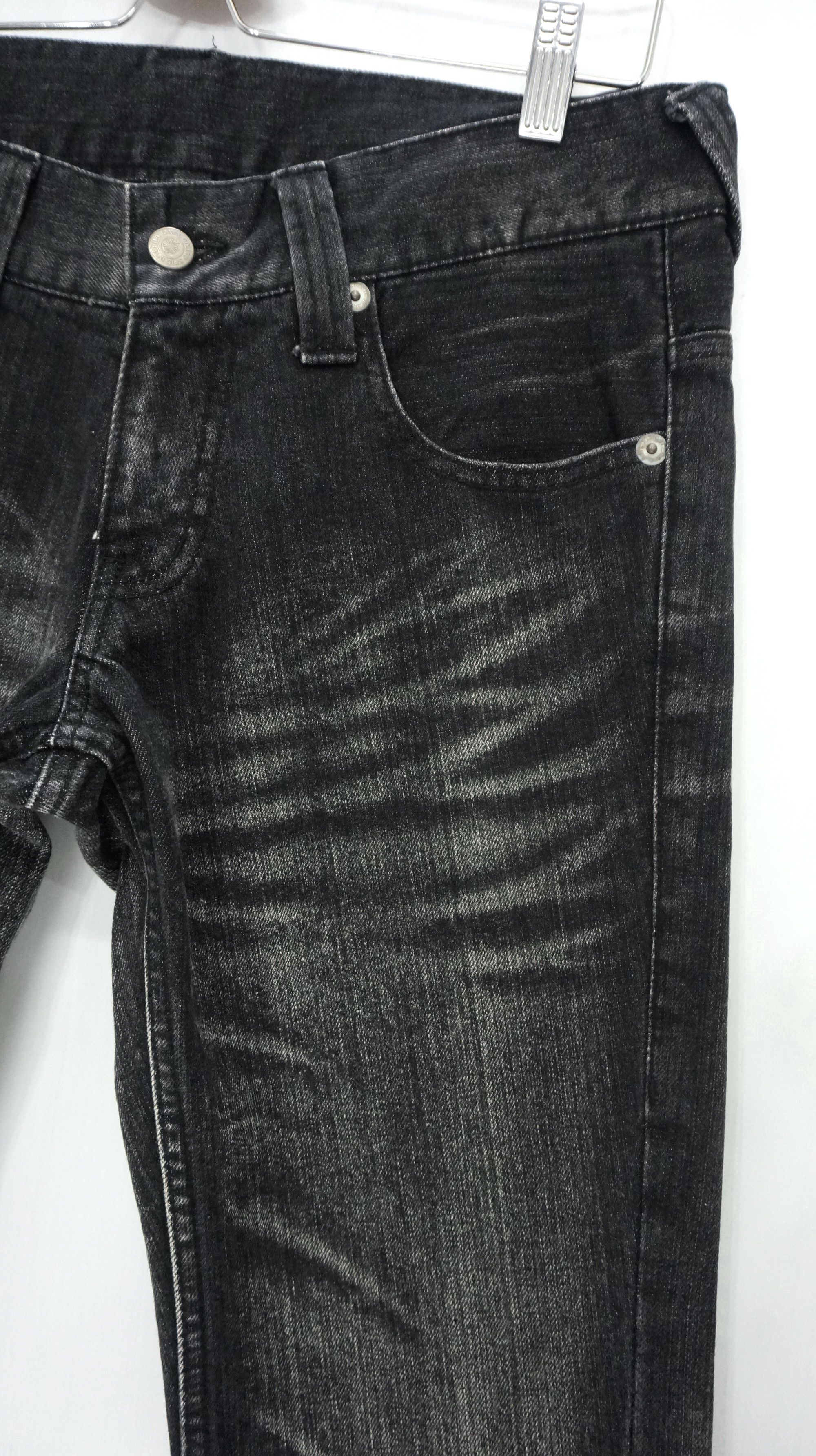 Japanese Brand × Modern Amusement × Tornado Mart DOPE FLARE 🔥 MODERN LOVERS Black Jeans Size US 31 - 6 Thumbnail