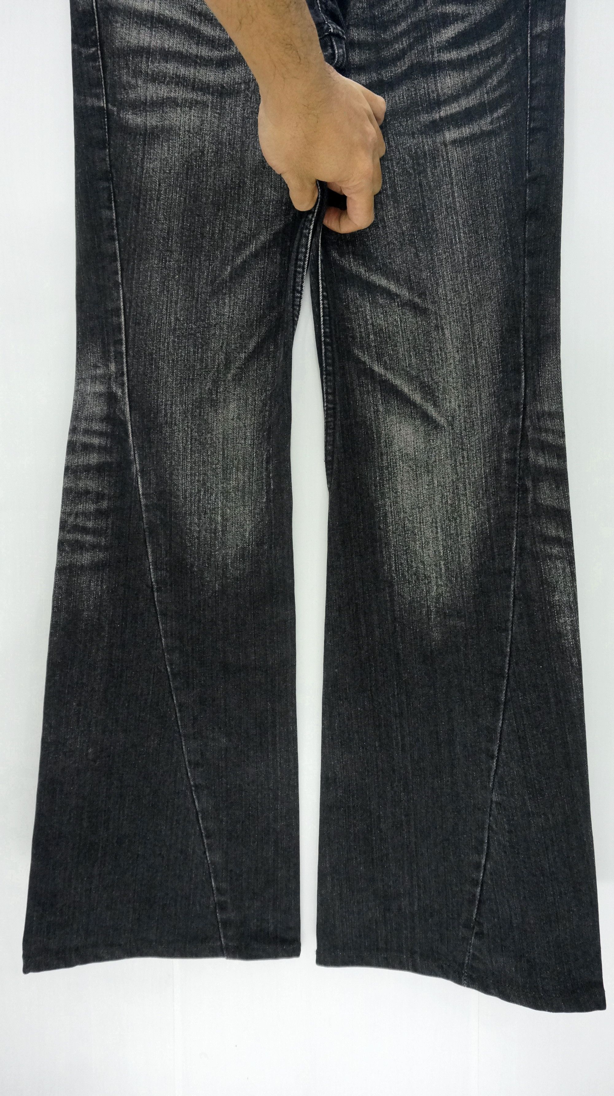 Japanese Brand × Modern Amusement × Tornado Mart DOPE FLARE 🔥 MODERN LOVERS Black Jeans Size US 31 - 7 Thumbnail