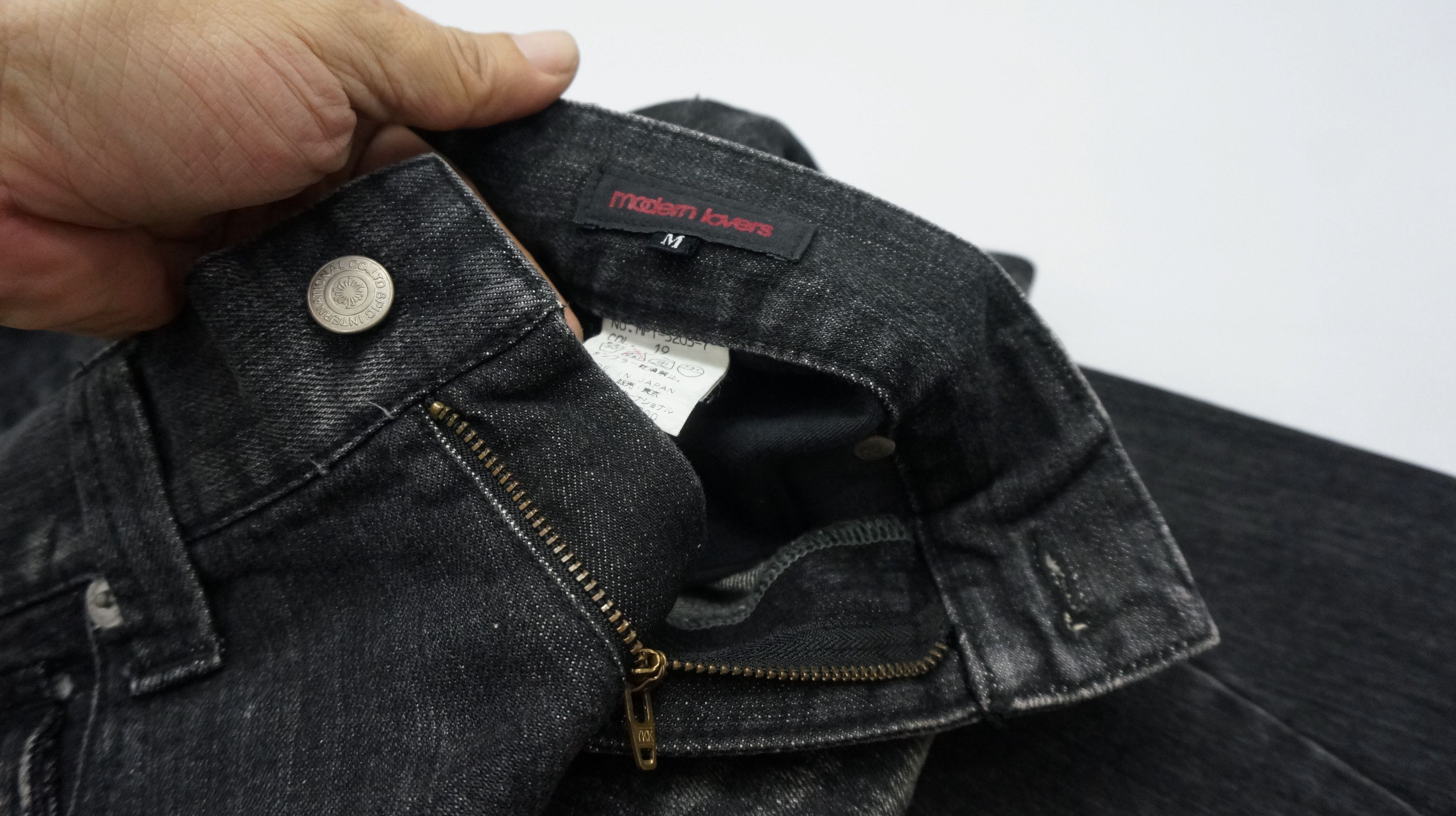 Japanese Brand × Modern Amusement × Tornado Mart DOPE FLARE 🔥 MODERN LOVERS Black Jeans Size US 31 - 18 Thumbnail