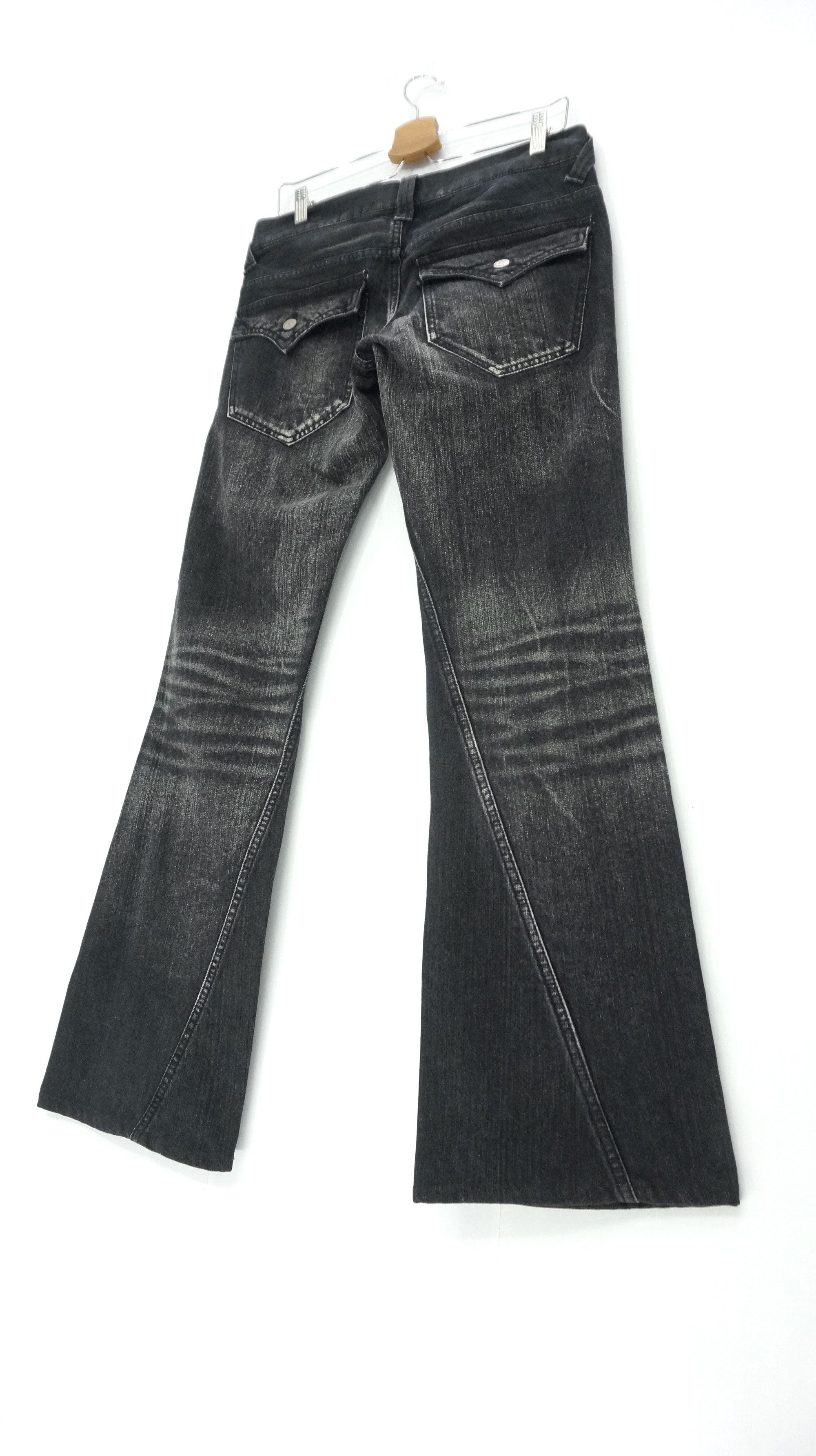 Japanese Brand × Modern Amusement × Tornado Mart DOPE FLARE 🔥 MODERN LOVERS Black Jeans Size US 31 - 3 Thumbnail