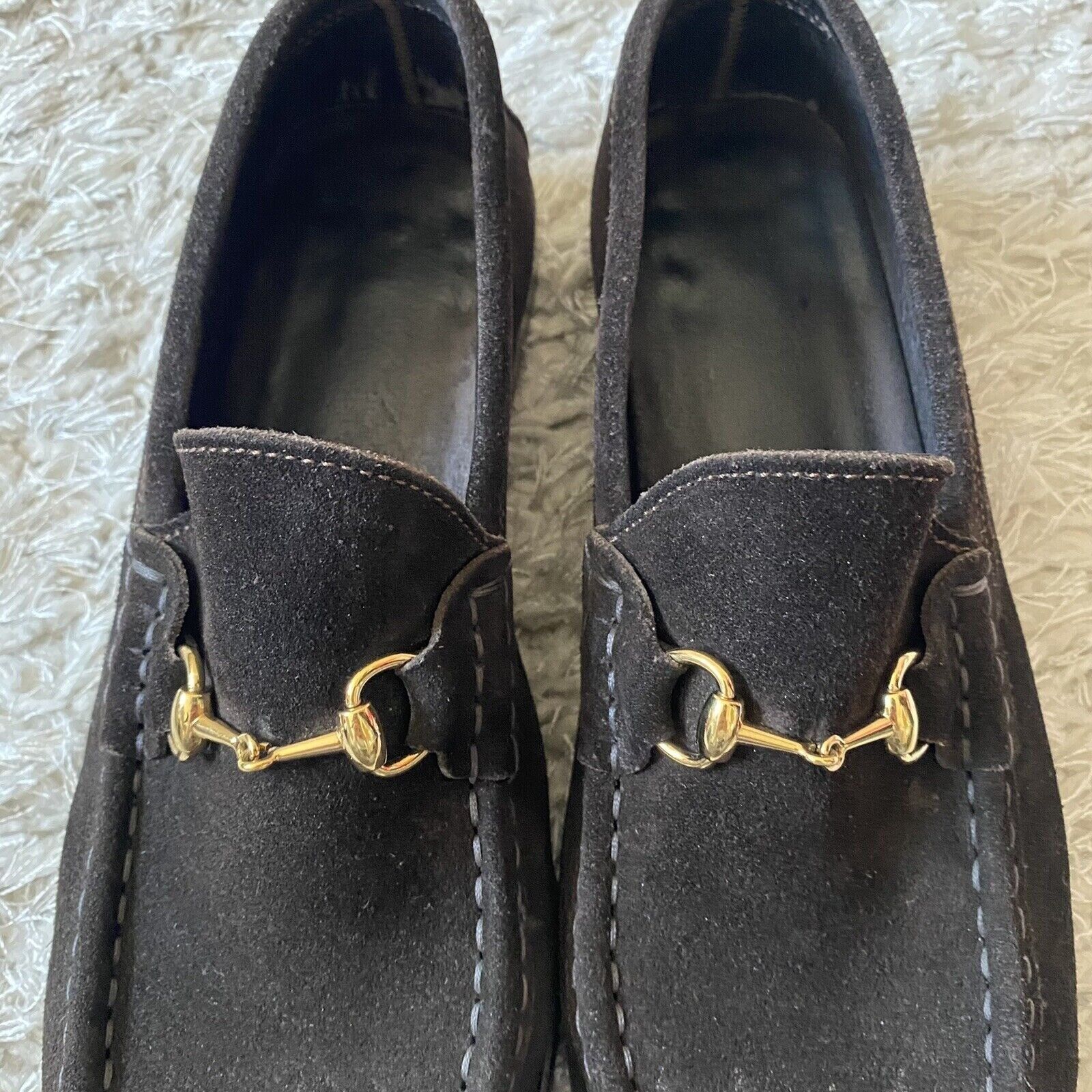 Gucci Suede Dress Loafers Horsebit Classic Size US 9 / EU 42 - 5 Thumbnail