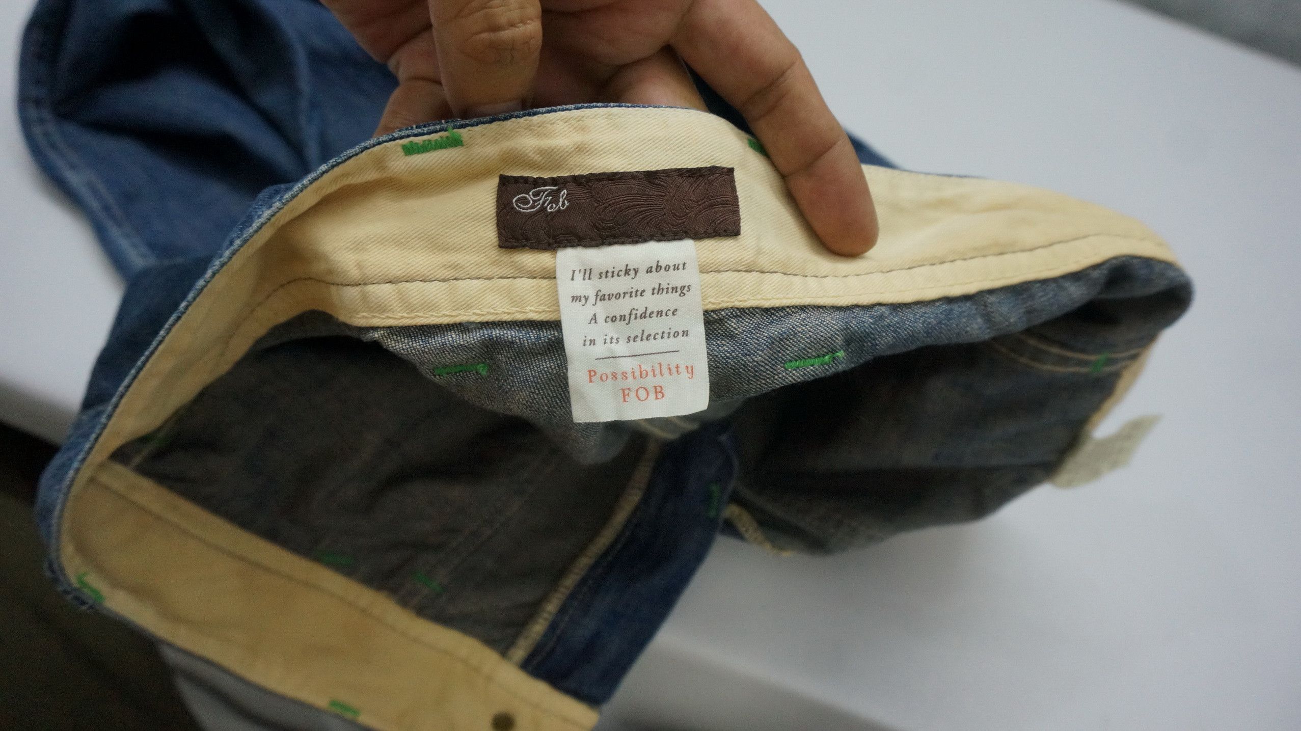 FOB Factory 🔥FOB FACTORY🔥 Flared Wide Light Denim By Kirashiki Size US 29 - 20 Thumbnail
