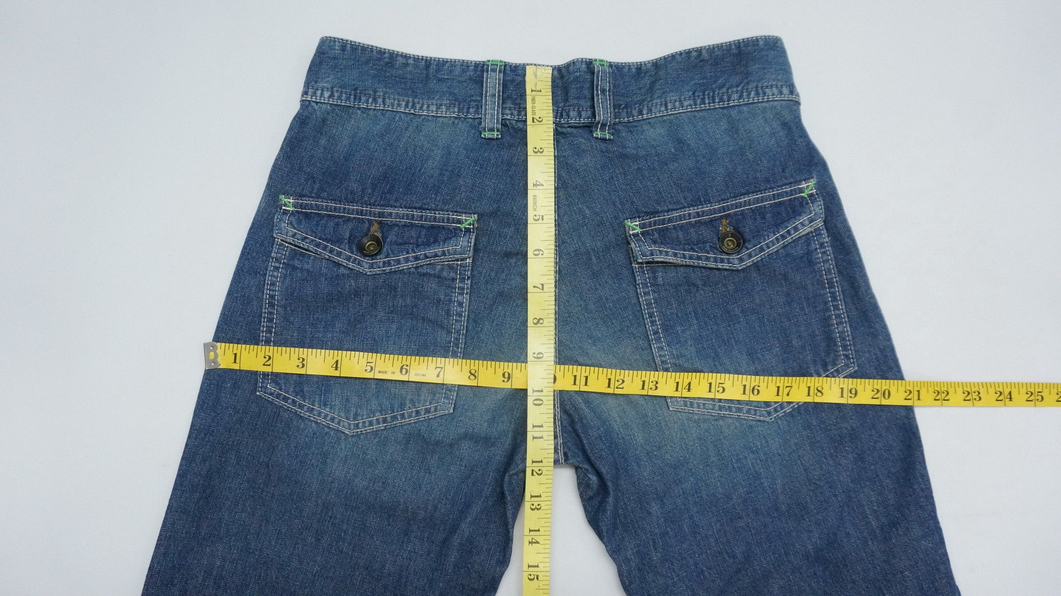 FOB Factory 🔥FOB FACTORY🔥 Flared Wide Light Denim By Kirashiki Size US 29 - 15 Thumbnail