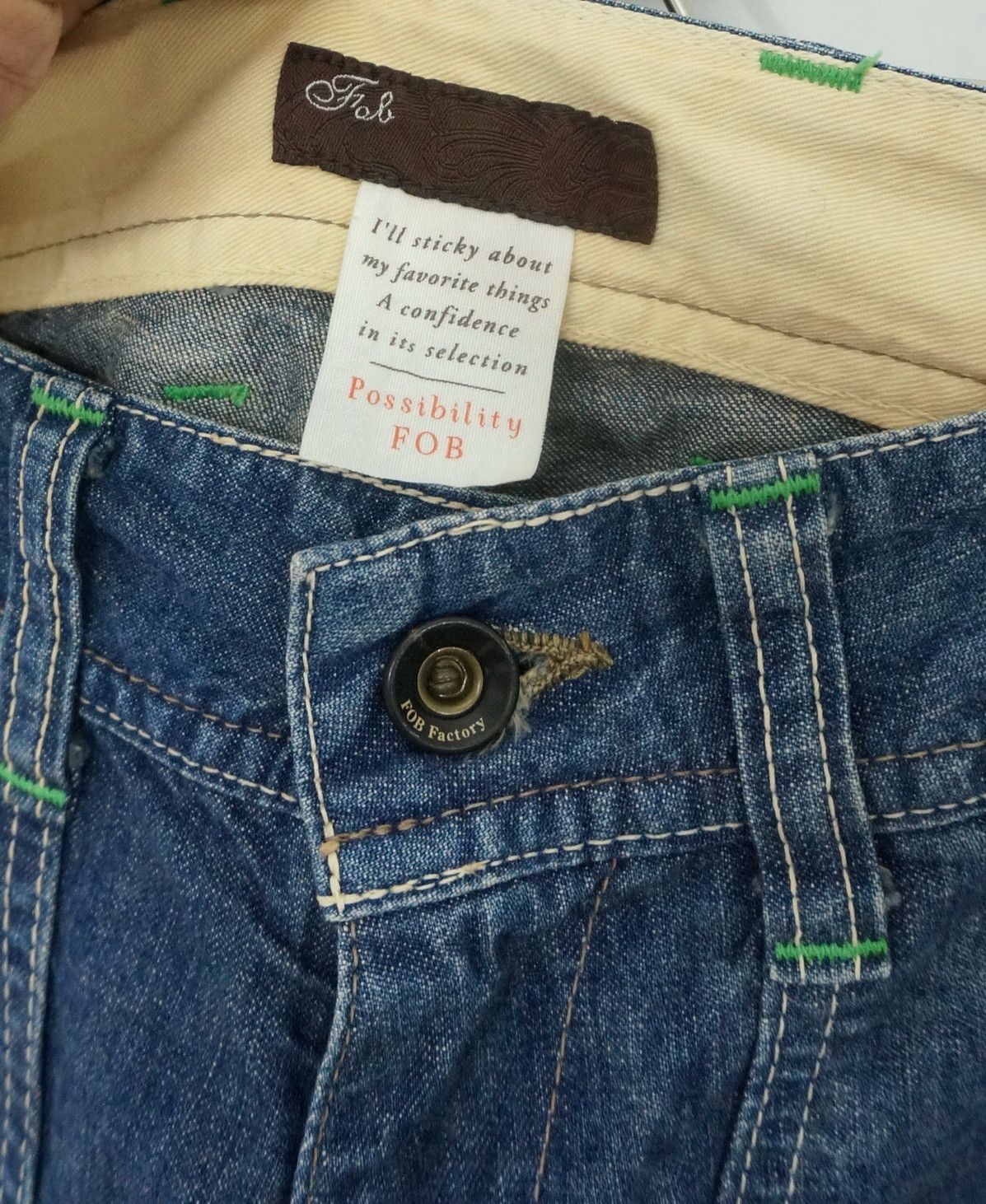FOB Factory 🔥FOB FACTORY🔥 Flared Wide Light Denim By Kirashiki Size US 29 - 8 Thumbnail