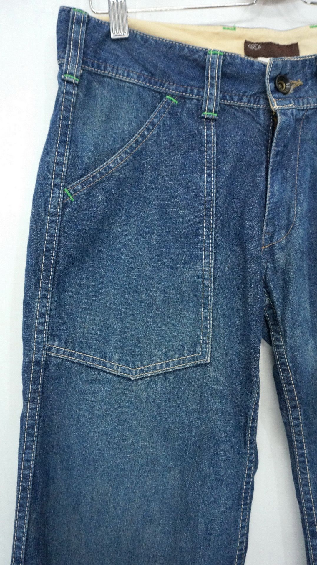 FOB Factory 🔥FOB FACTORY🔥 Flared Wide Light Denim By Kirashiki Size US 29 - 4 Thumbnail