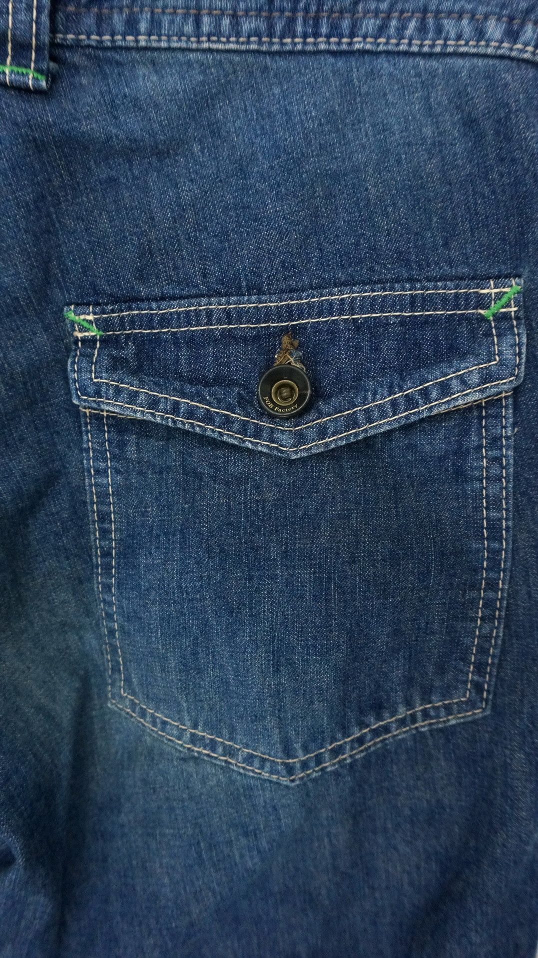 FOB Factory 🔥FOB FACTORY🔥 Flared Wide Light Denim By Kirashiki Size US 29 - 9 Thumbnail