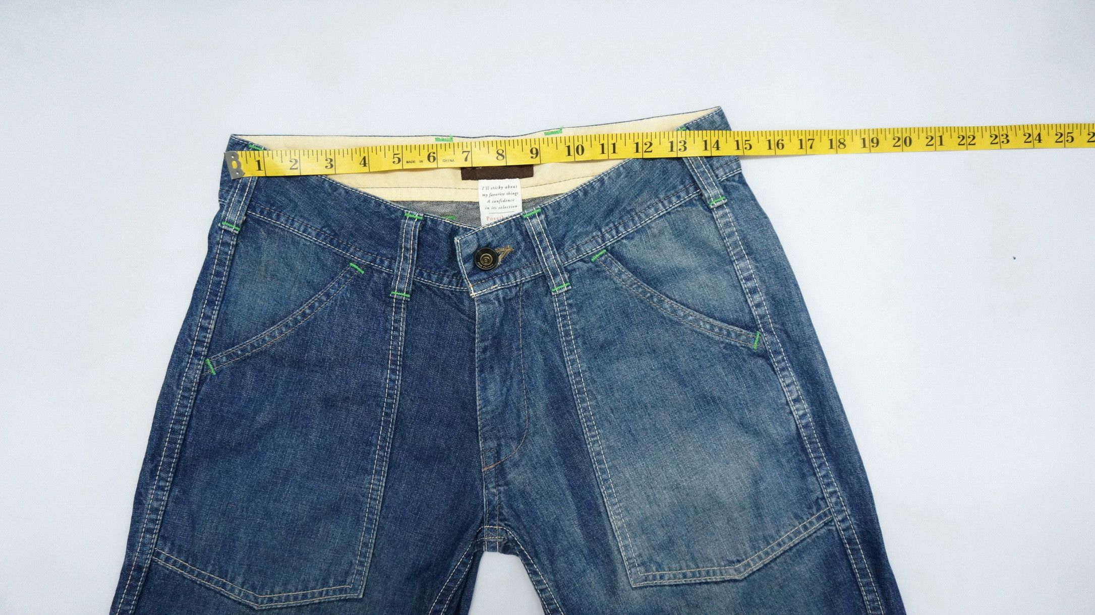 FOB Factory 🔥FOB FACTORY🔥 Flared Wide Light Denim By Kirashiki Size US 29 - 11 Thumbnail