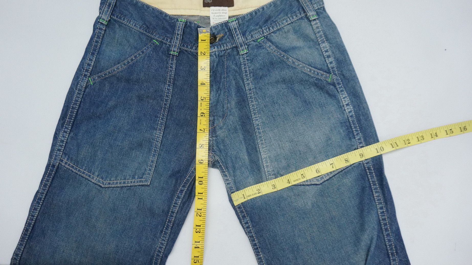 FOB Factory 🔥FOB FACTORY🔥 Flared Wide Light Denim By Kirashiki Size US 29 - 12 Thumbnail