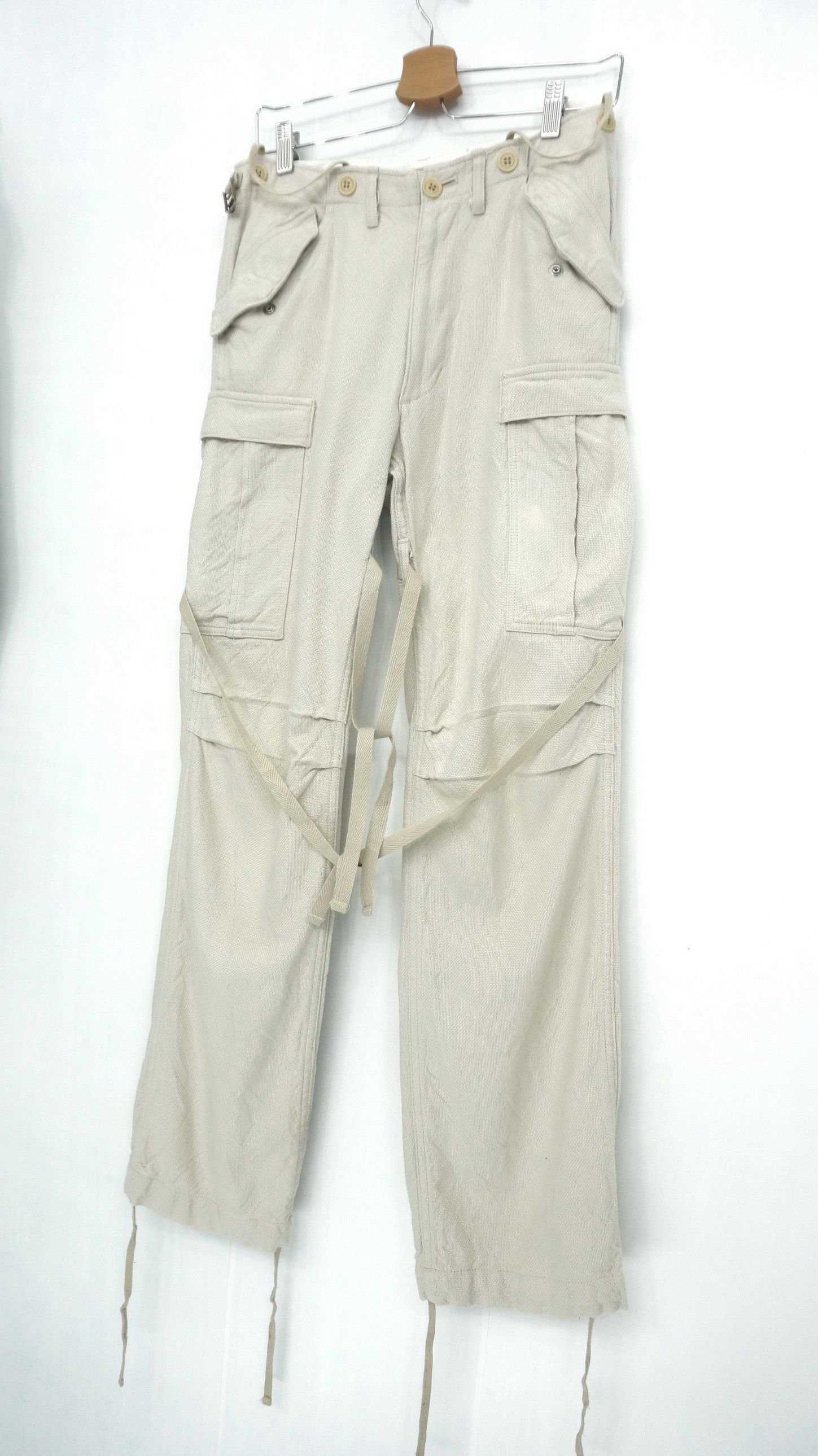 Japanese Brand Japan Designer ADAM ET ROPE Bondage Tactical Cargo Pants Size US 28 / EU 44 - 3 Thumbnail