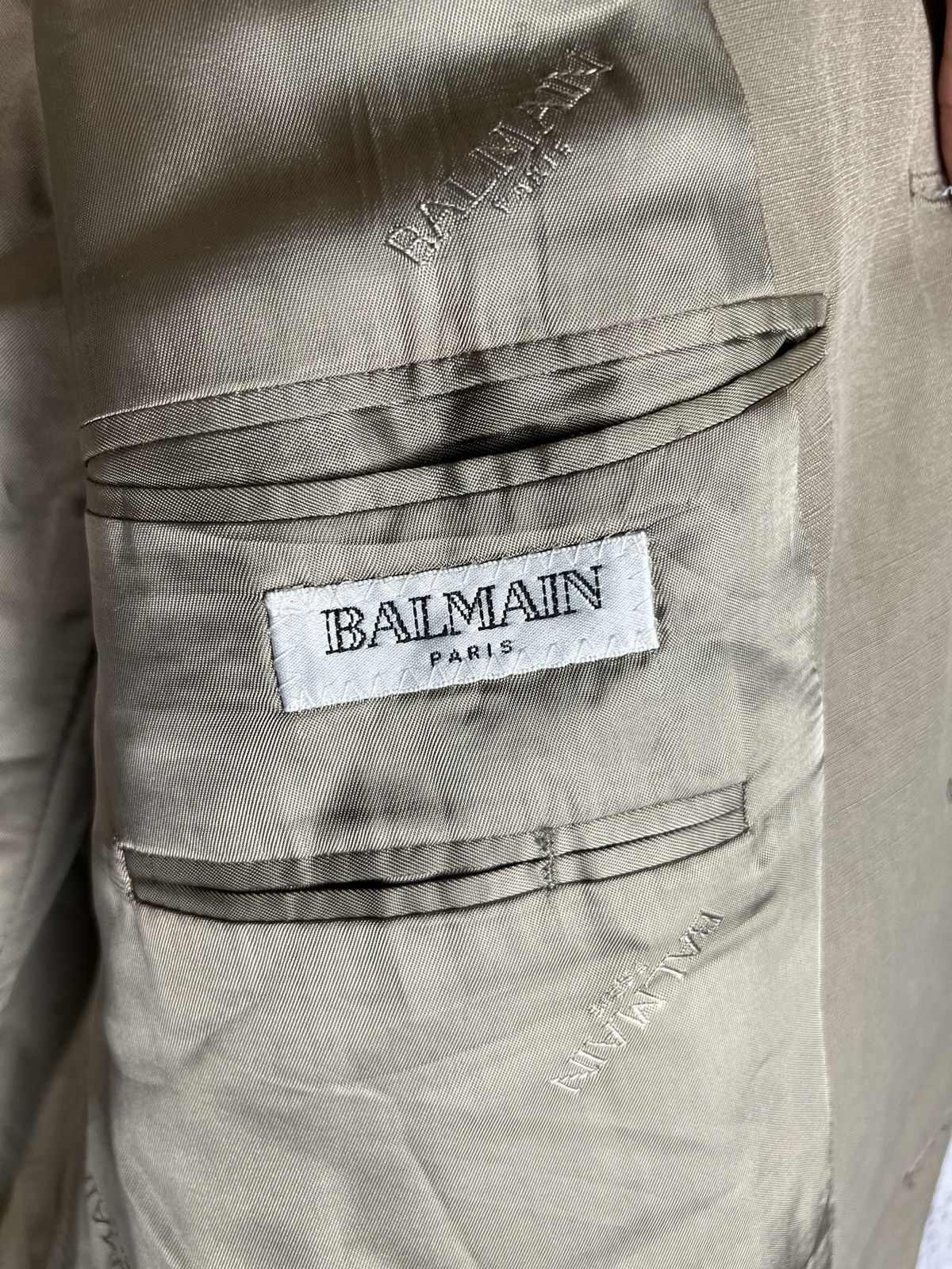 Balmain × Designer Balmain designer blazer Size 48L - 3 Thumbnail