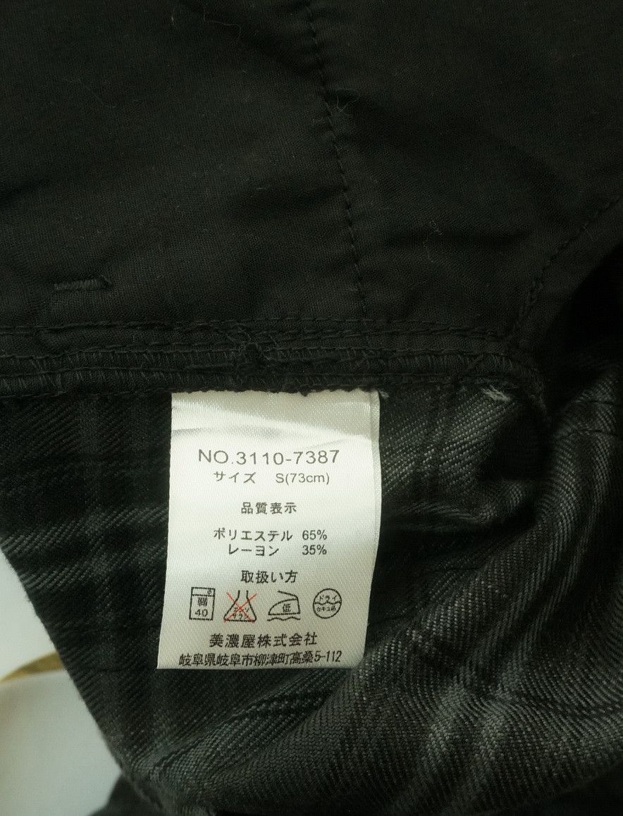 Japanese Brand Double Waist Tartan Plaid Shirring Leg Skinny Light Pant Size US 28 / EU 44 - 18 Thumbnail