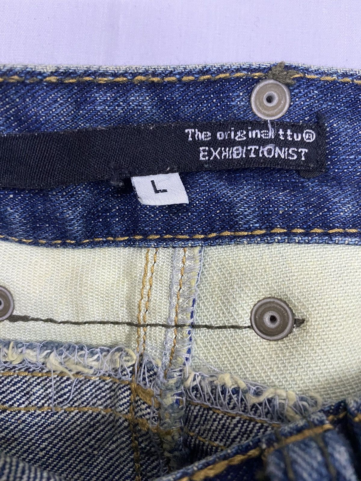 Art Comes First The Original TTU Exhibitionist Embroidery Denim Jeans Size US 34 / EU 50 - 11 Thumbnail