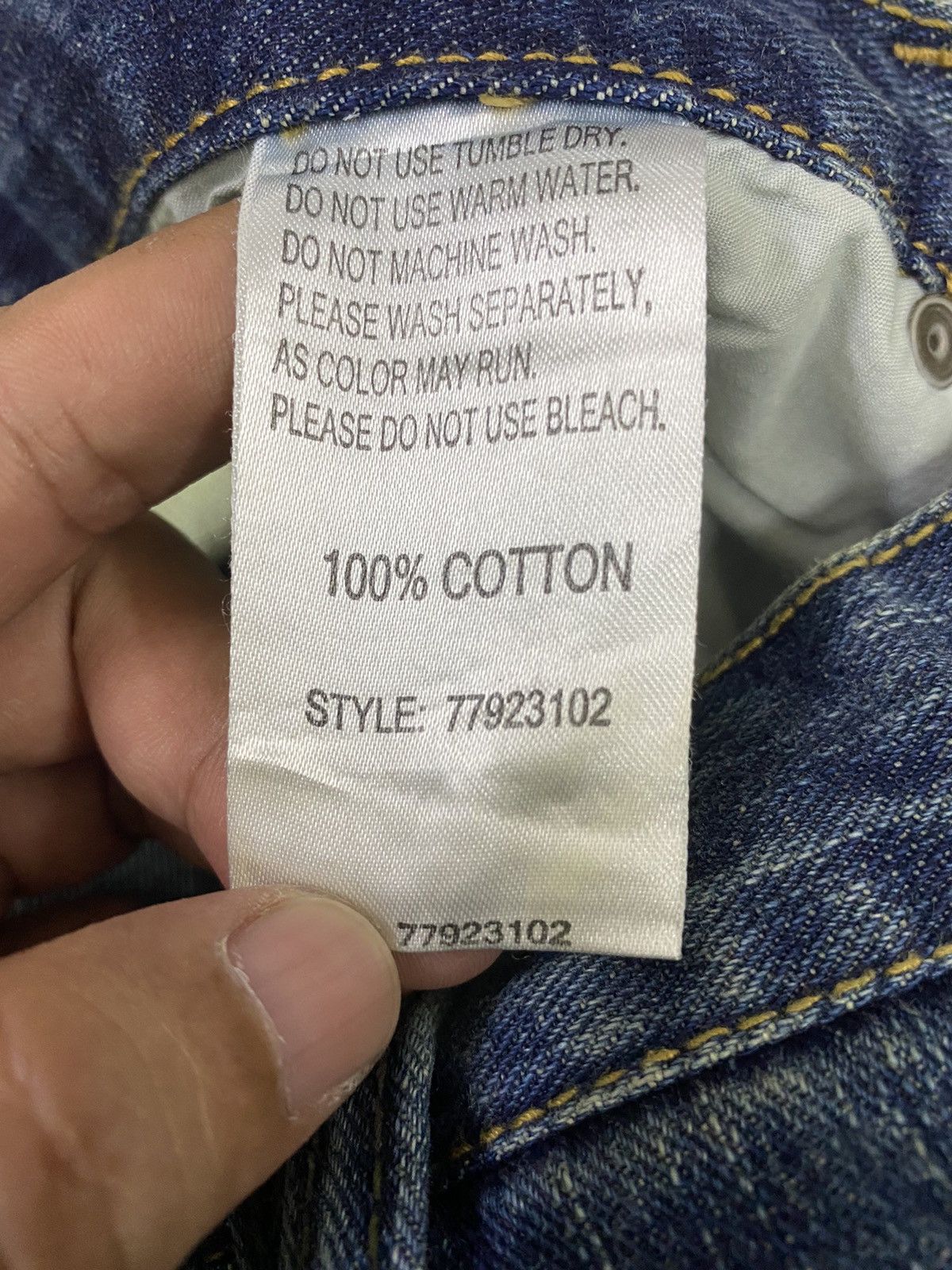 Art Comes First The Original TTU Exhibitionist Embroidery Denim Jeans Size US 34 / EU 50 - 12 Thumbnail