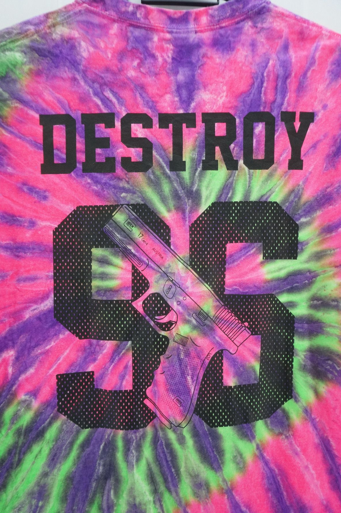 Vintage Dope! Bunny Glock Gen 4 Tie Dye Tee Playboy Inspired Size US M / EU 48-50 / 2 - 4 Thumbnail