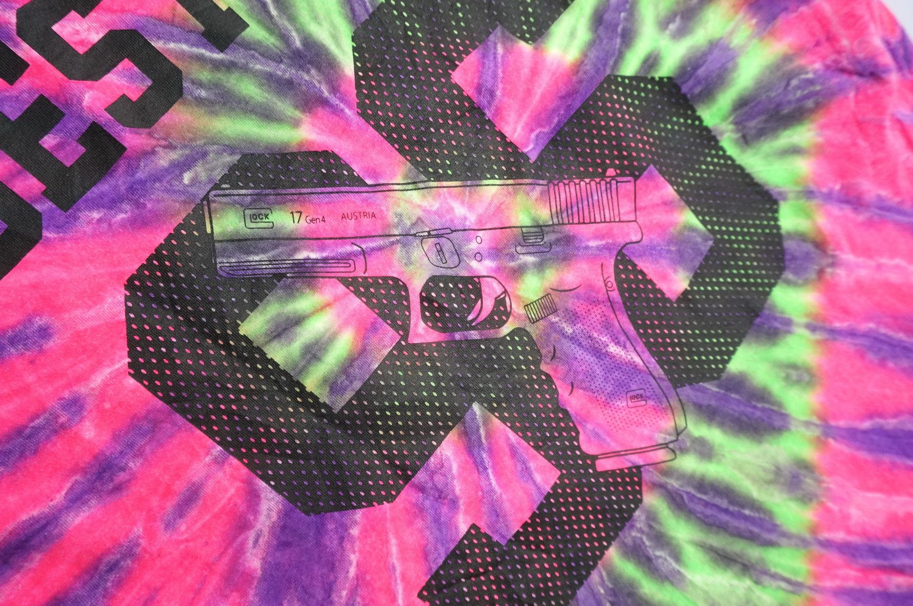Vintage Dope! Bunny Glock Gen 4 Tie Dye Tee Playboy Inspired Size US M / EU 48-50 / 2 - 8 Thumbnail