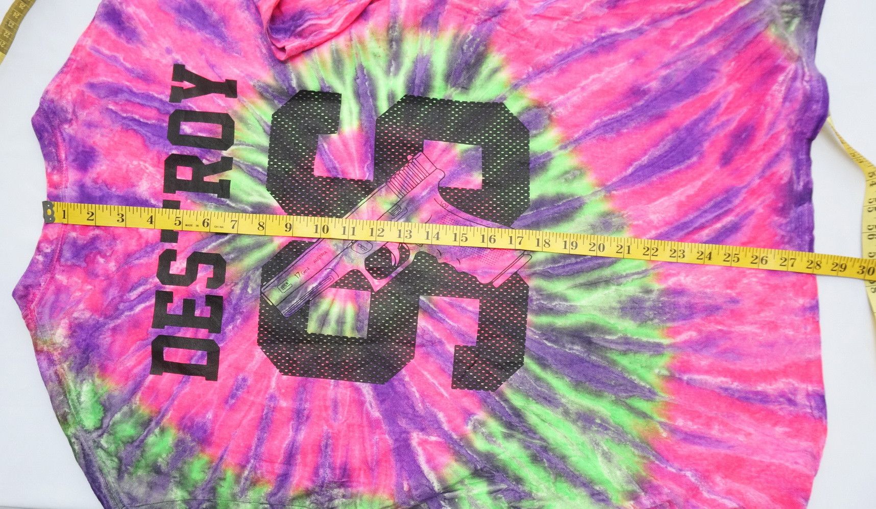 Vintage Dope! Bunny Glock Gen 4 Tie Dye Tee Playboy Inspired Size US M / EU 48-50 / 2 - 7 Thumbnail