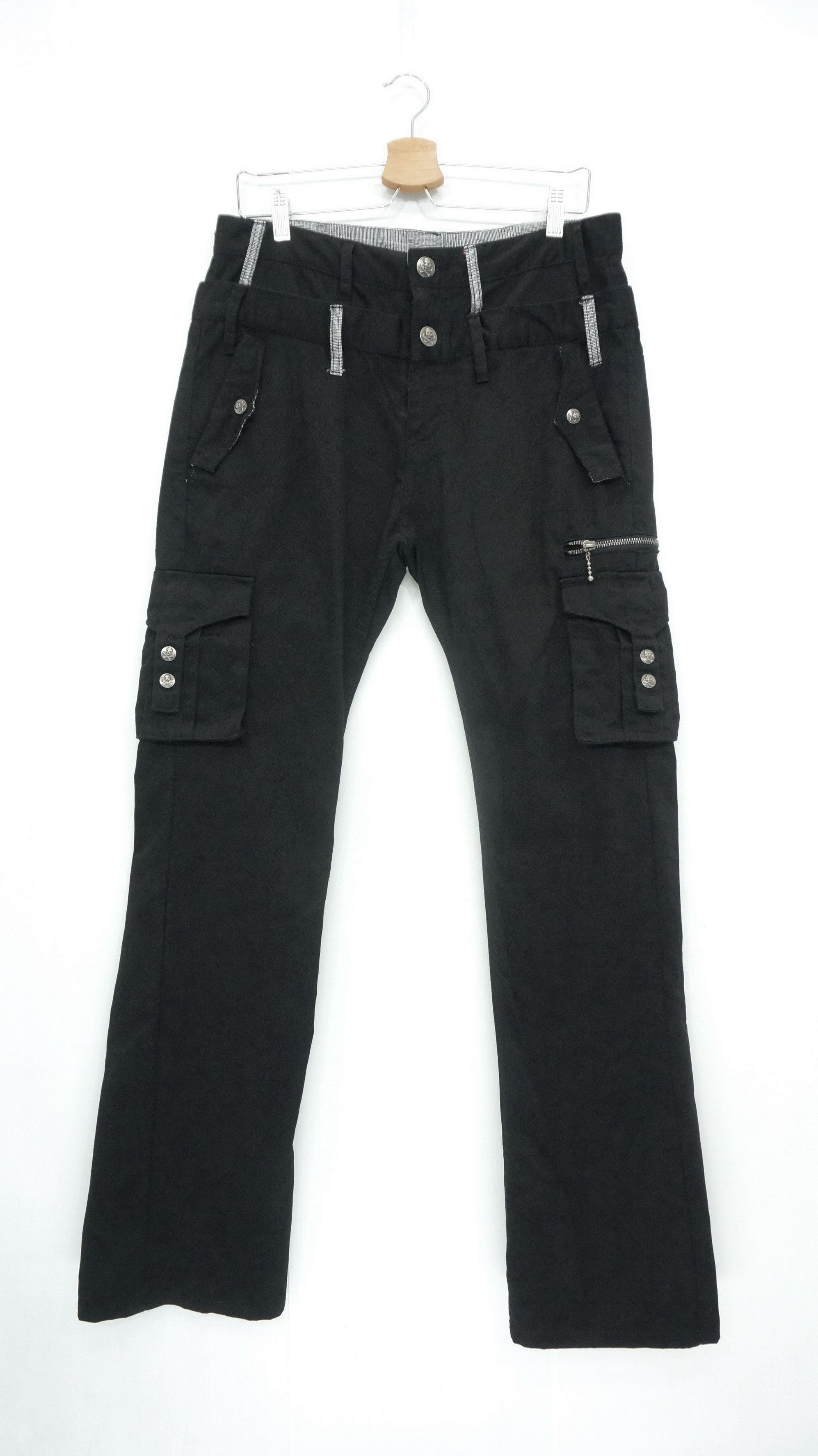 Japanese Brand Fire! DOUBLE FOCUS Skull Cargo Travis Vibes Size US 32 / EU 48 - 2 Thumbnail