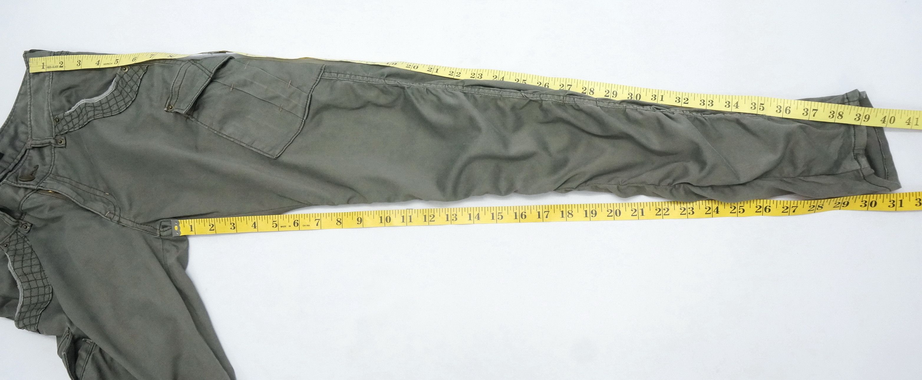 HIDEAWAYS NICOLE Skinny Petite Worn Out Women's Cargo Pants Size 27" / US 4 / IT 40 - 10 Thumbnail