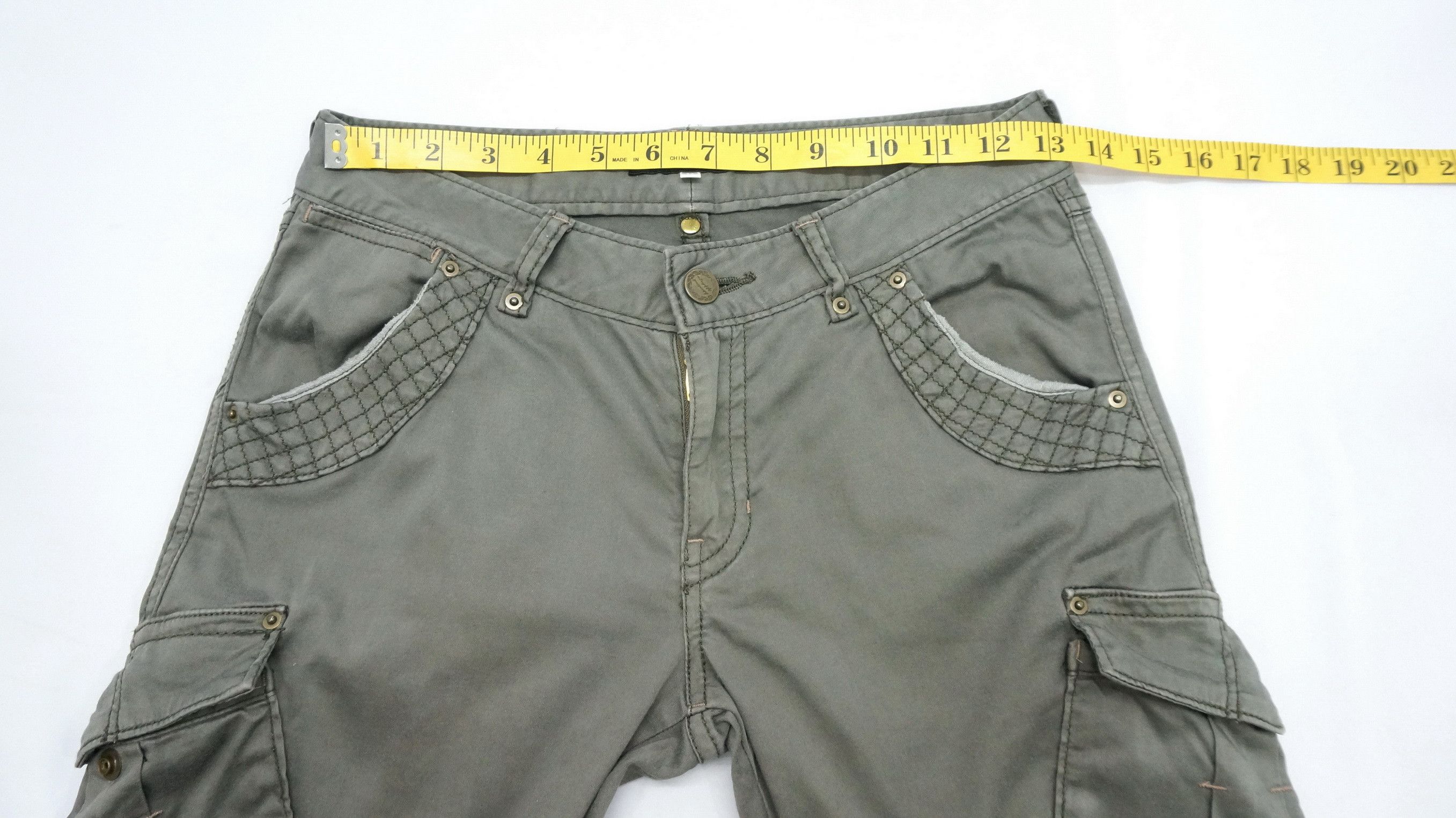 HIDEAWAYS NICOLE Skinny Petite Worn Out Women's Cargo Pants Size 27" / US 4 / IT 40 - 8 Thumbnail