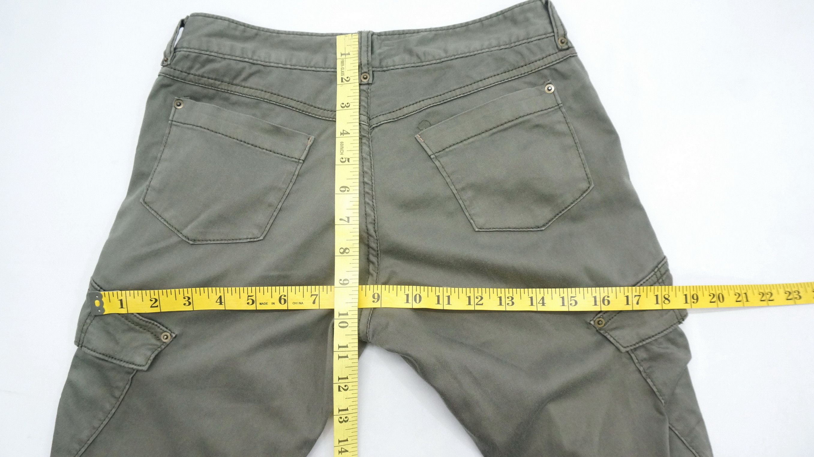 HIDEAWAYS NICOLE Skinny Petite Worn Out Women's Cargo Pants Size 27" / US 4 / IT 40 - 12 Thumbnail