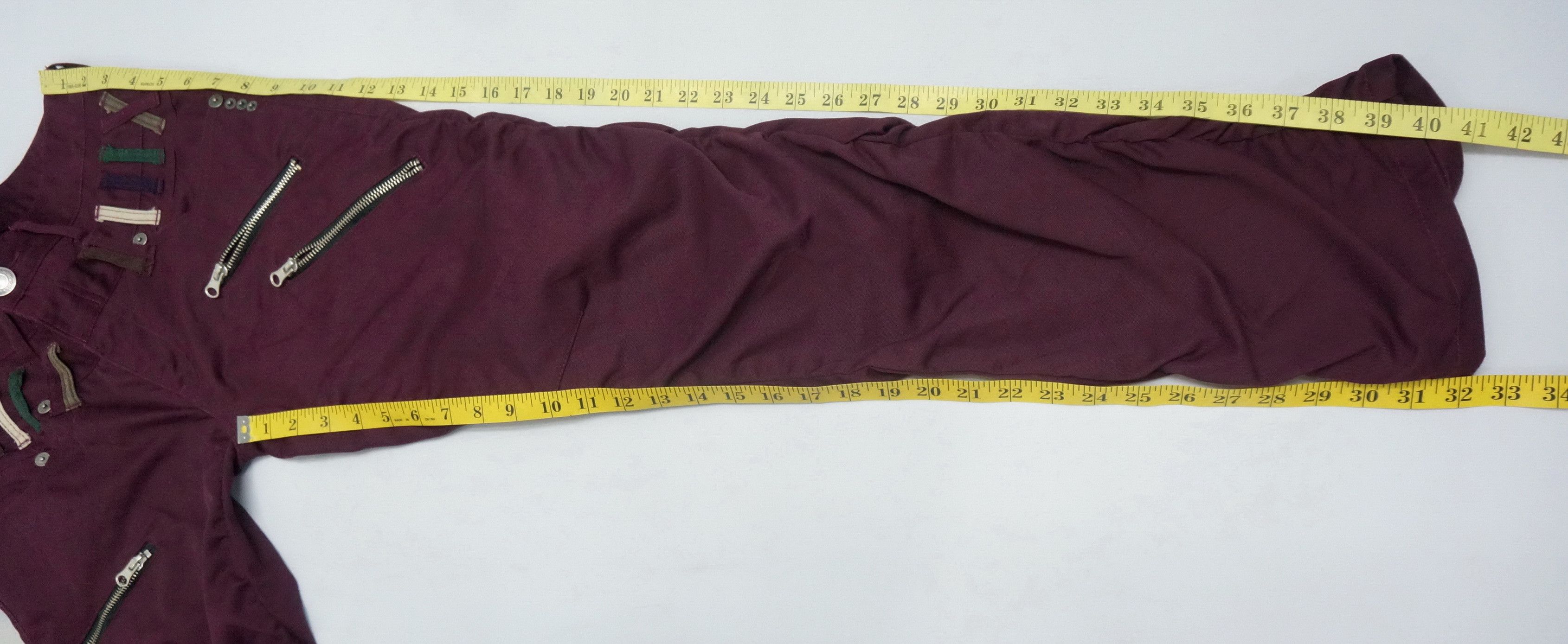 Japanese Brand 🔥 NYLAUS Double Waist Skinny Shirring Leg Pants Size US 32 / EU 48 - 14 Thumbnail