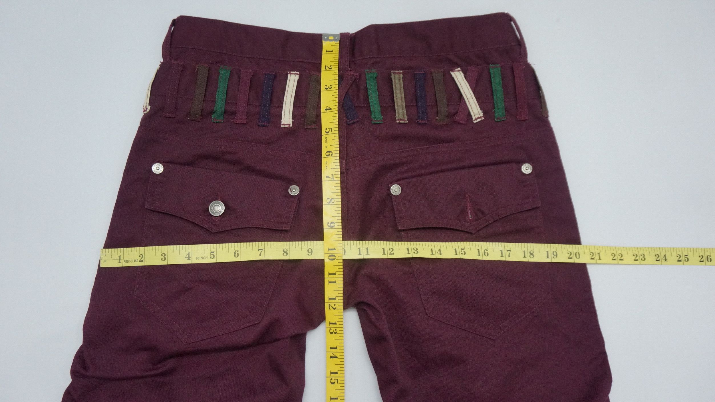 Japanese Brand 🔥 NYLAUS Double Waist Skinny Shirring Leg Pants Size US 32 / EU 48 - 16 Thumbnail