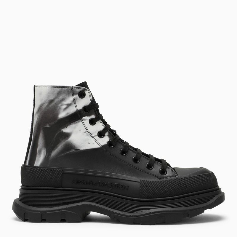 Alexander Mcqueen Tread Slick Solarised Flower Boot