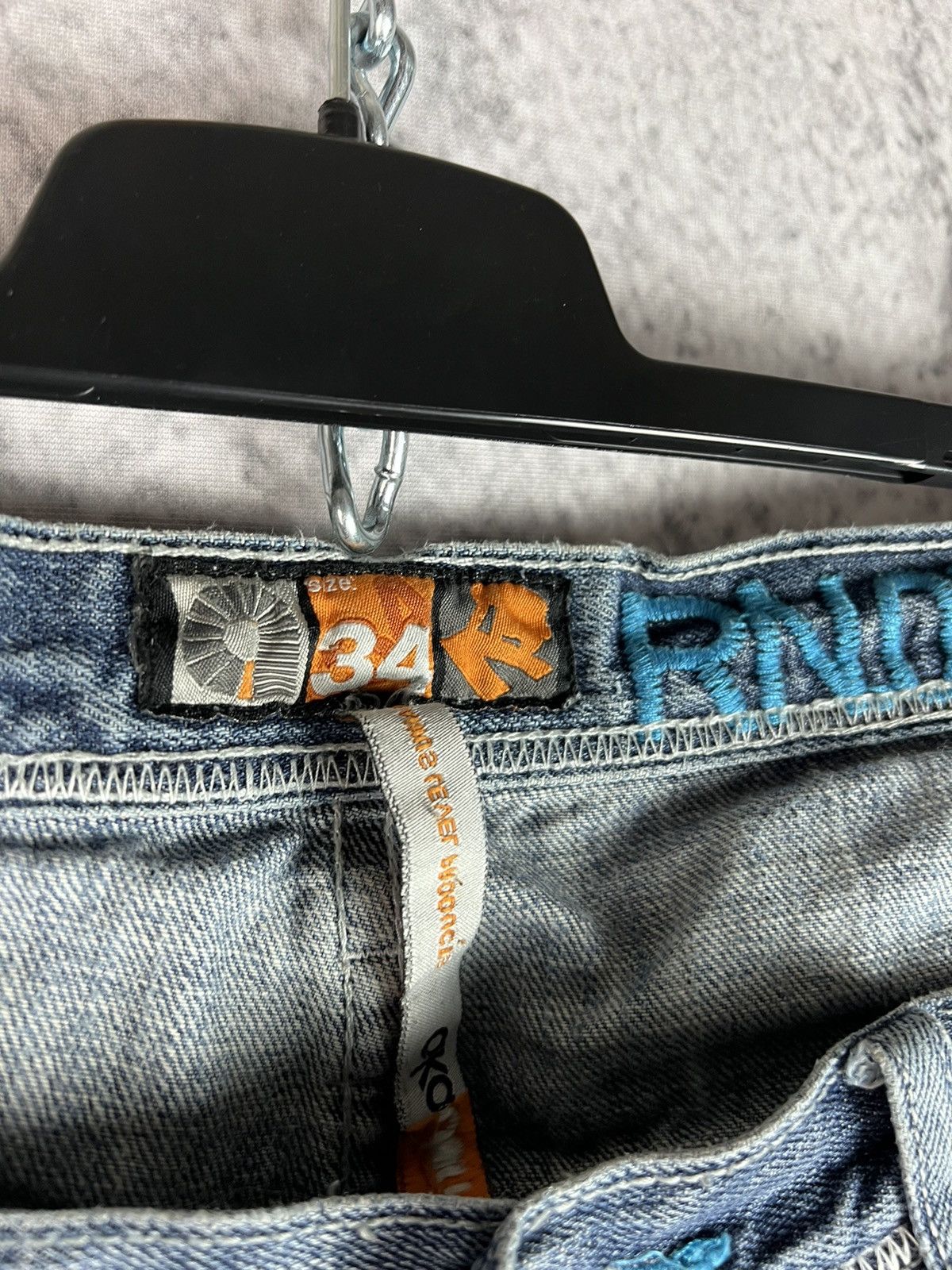 Akademiks Akademiks vintage denim embroidered pants Size US 34 / EU 50 - 3 Thumbnail