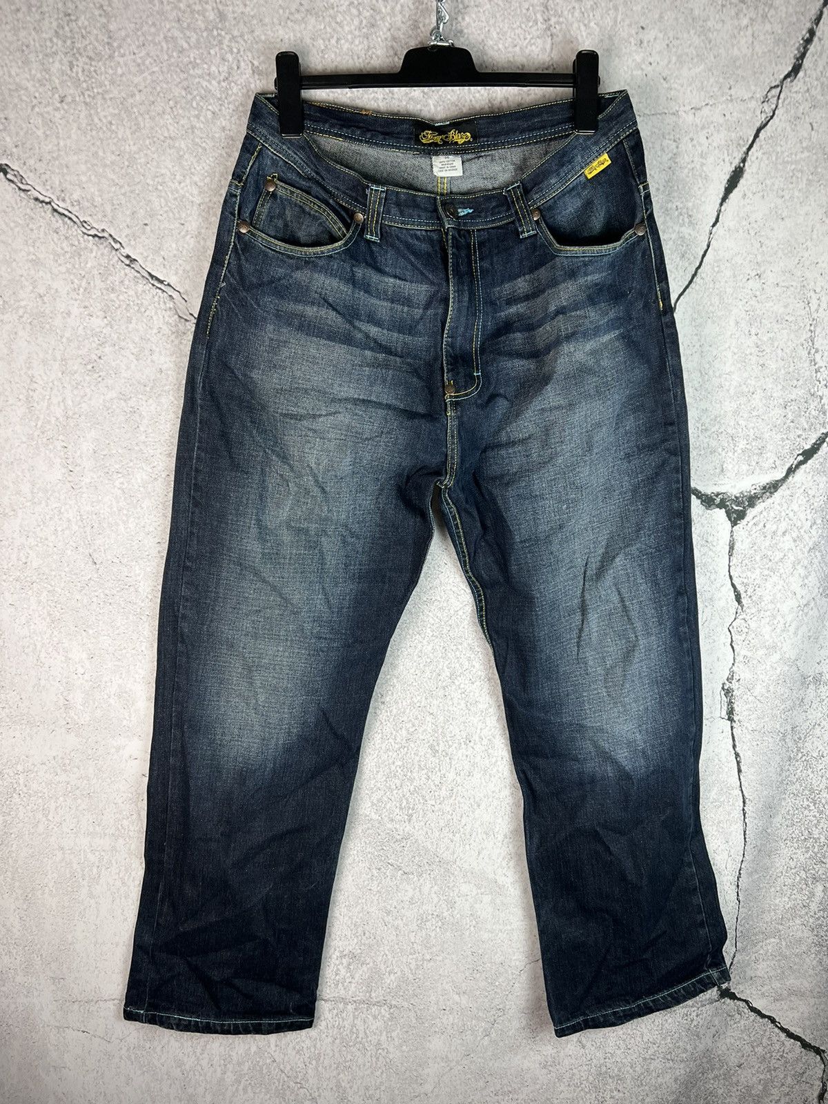 Welcome Skateboards Vintage Johnny Blaze pop dem bottles boxy denim pants Size US 36 / EU 52 - 3 Thumbnail