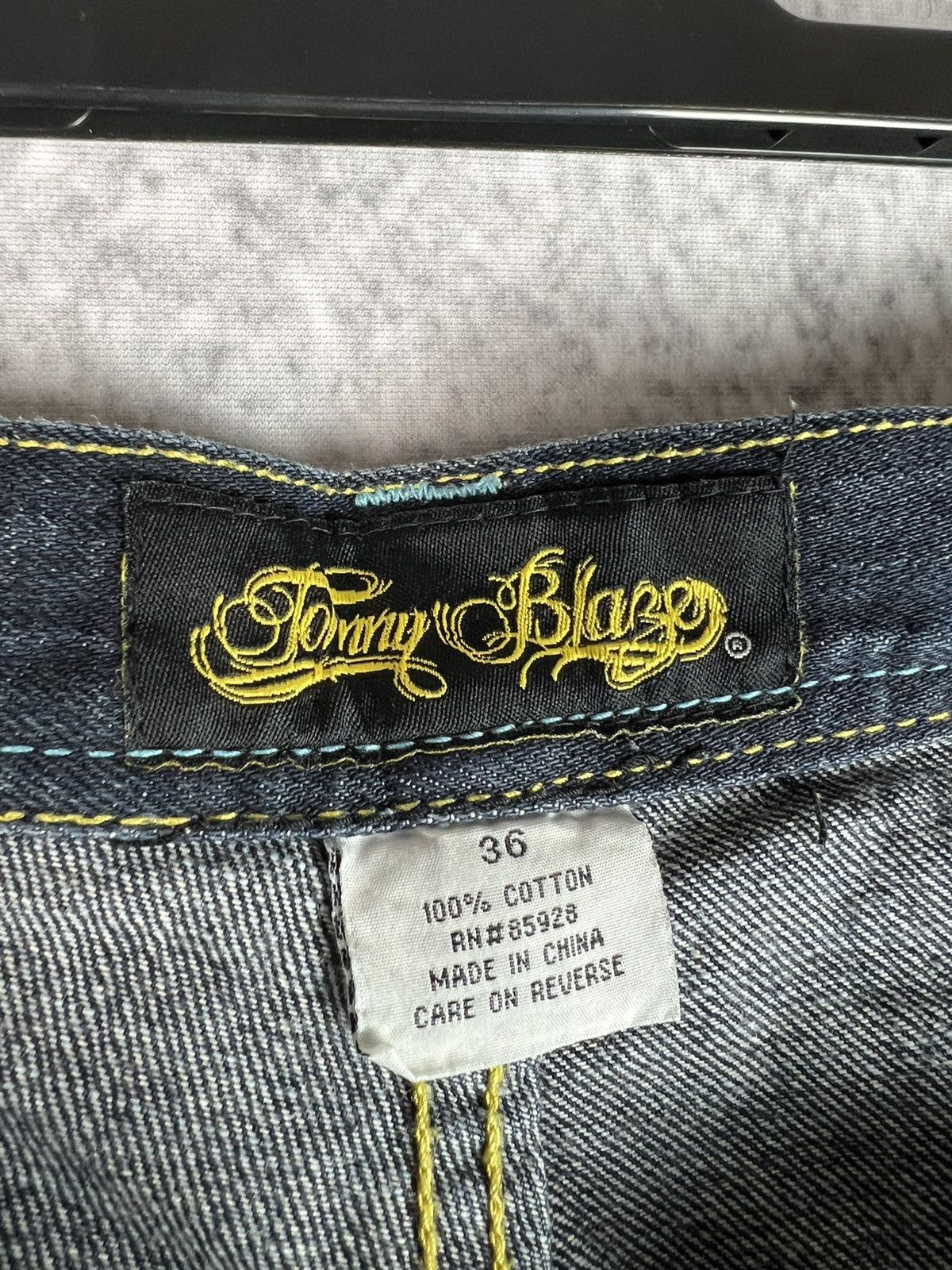 Welcome Skateboards Vintage Johnny Blaze pop dem bottles boxy denim pants Size US 36 / EU 52 - 4 Thumbnail