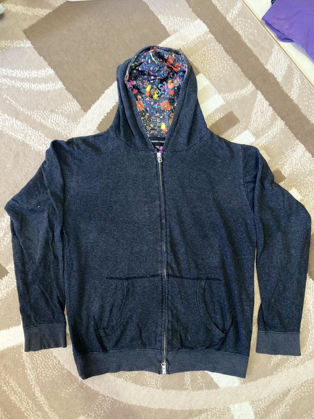 Issey Miyake 🔥HOT🔥Tsumori Chisato Mix Floral Zip Up Size US XXL / EU 58 / 5 - 2 Thumbnail
