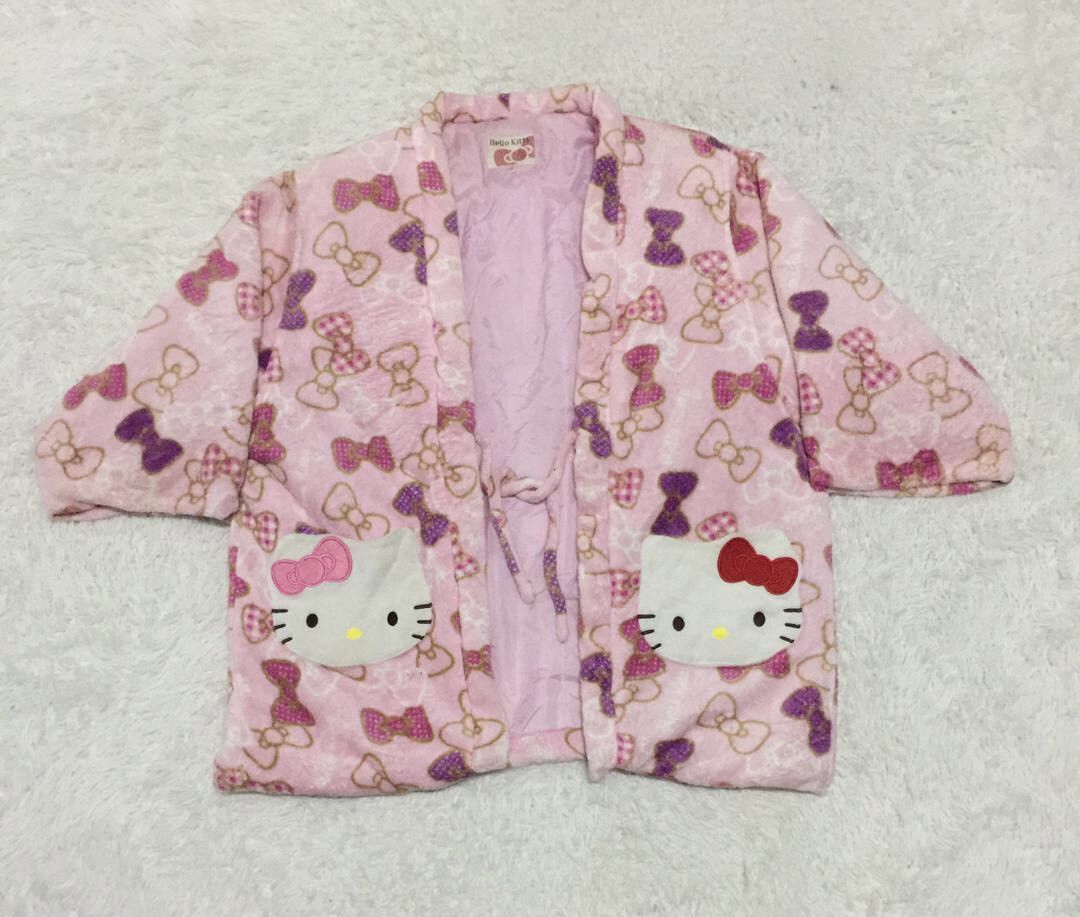 Anime Hello kitty fullprint fleece kimono japan Size M / US 6-8 / IT 42-44 - 1 Thumbnail