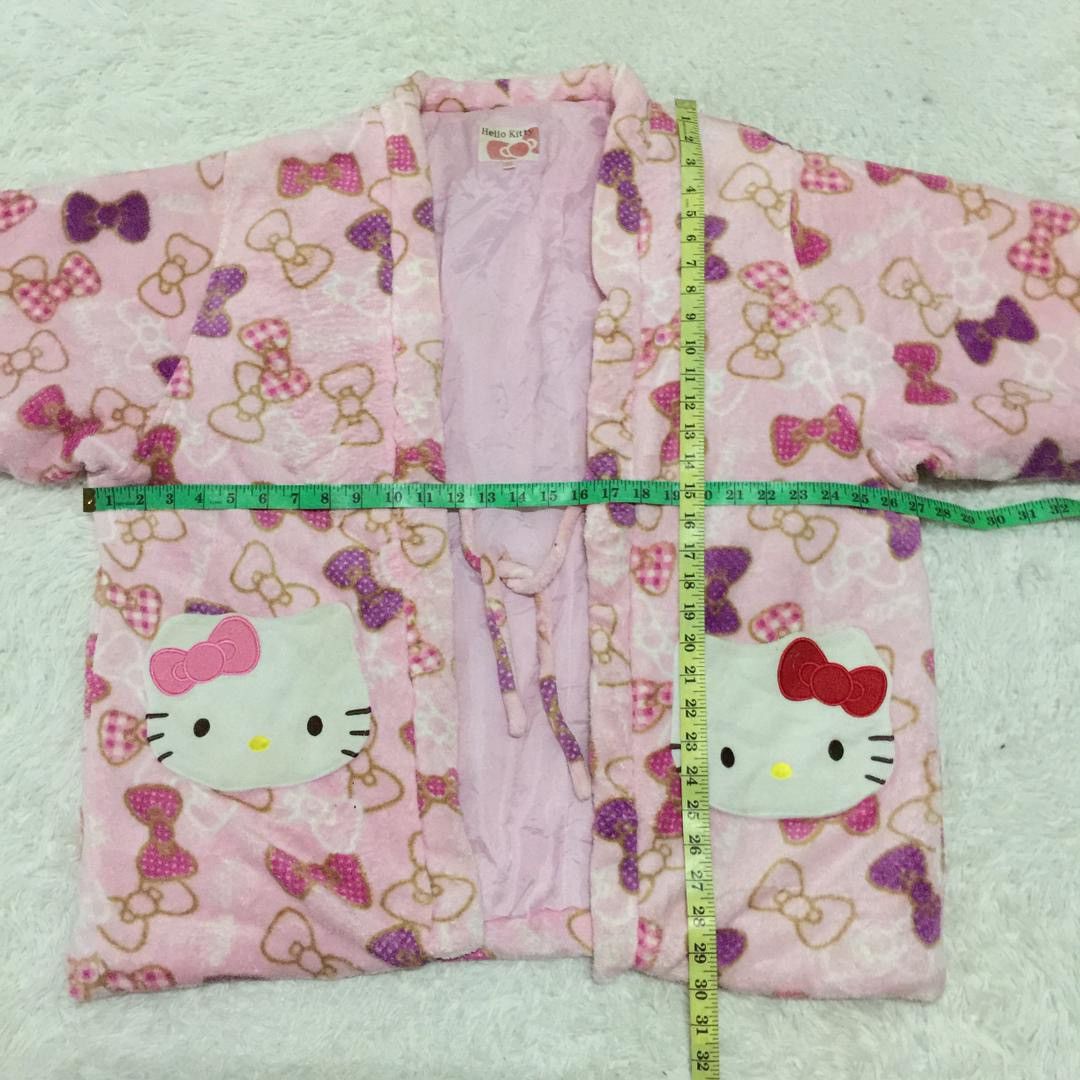 Anime Hello kitty fullprint fleece kimono japan Size M / US 6-8 / IT 42-44 - 4 Thumbnail