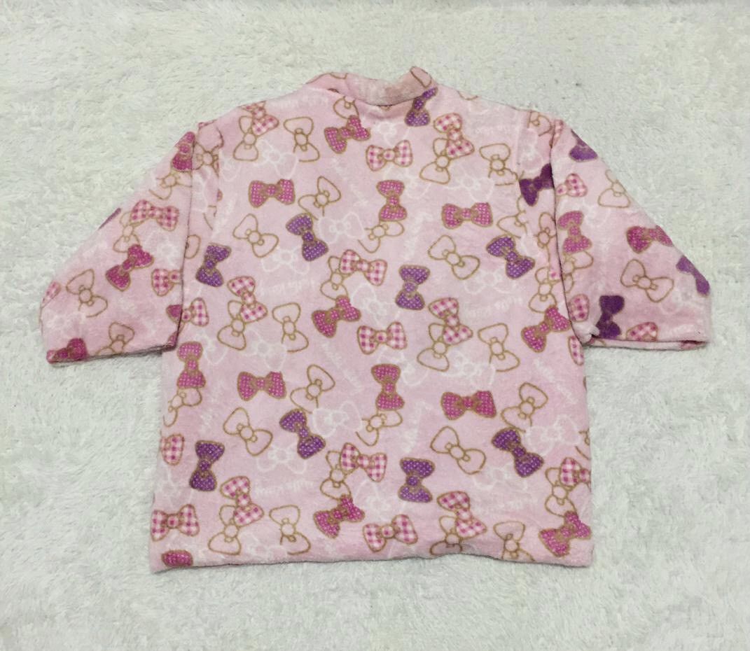 Anime Hello kitty fullprint fleece kimono japan Size M / US 6-8 / IT 42-44 - 3 Thumbnail