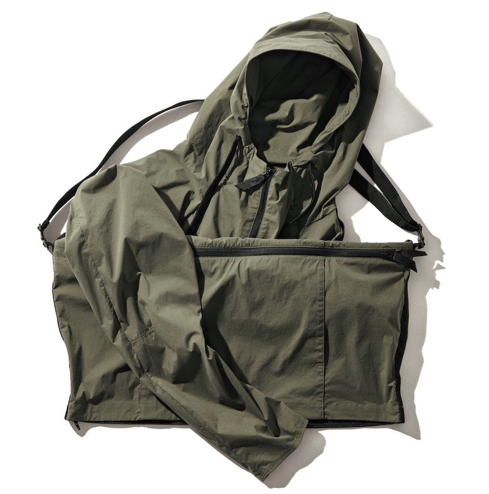 Japanese Brand Alk Phenix Tab Karu Stretch Bag/Parka Jacket | Grailed