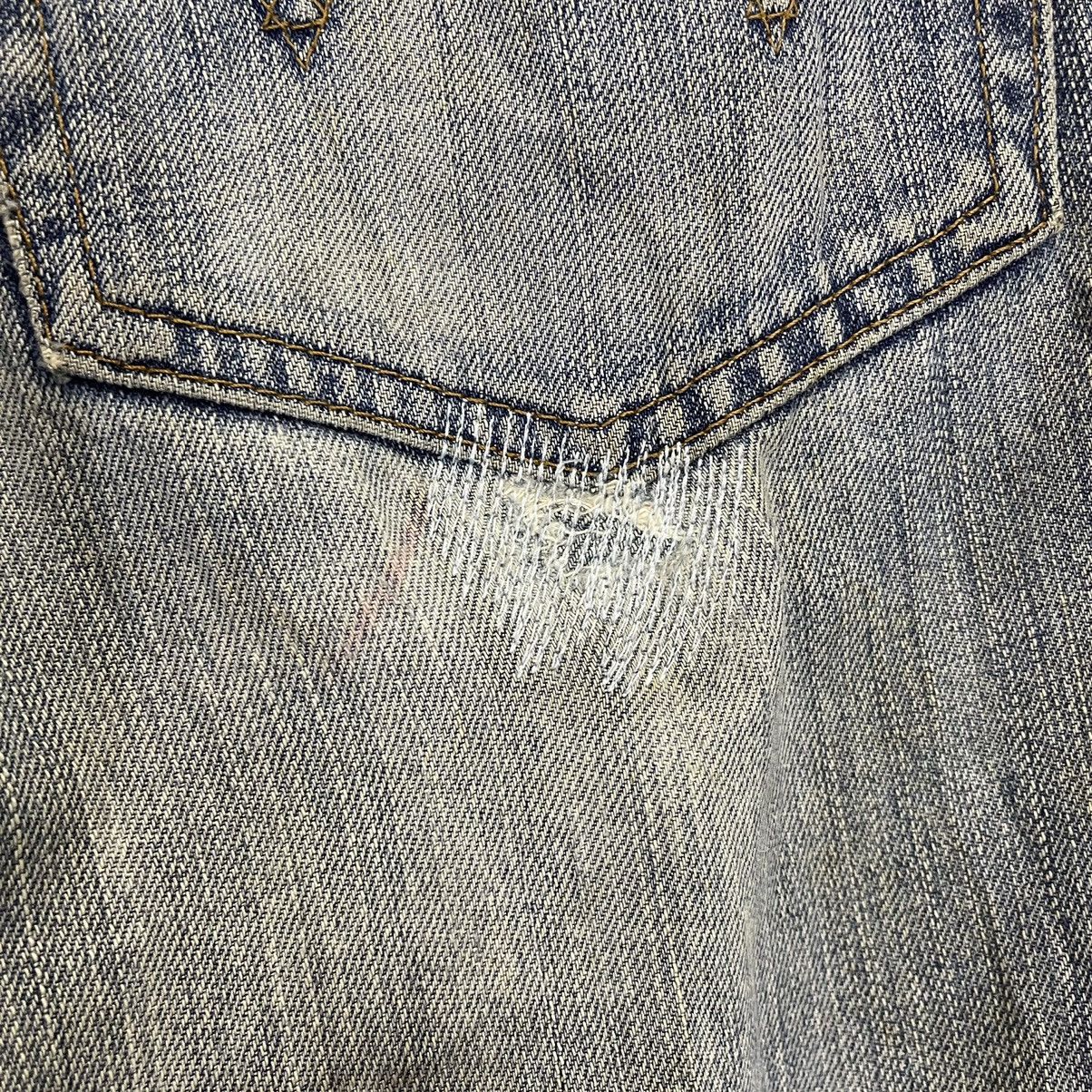 Edwin Vintage Edwin 503 Regular Distressed Faded Light Blue Jeans Size US 34 / EU 50 - 9 Thumbnail