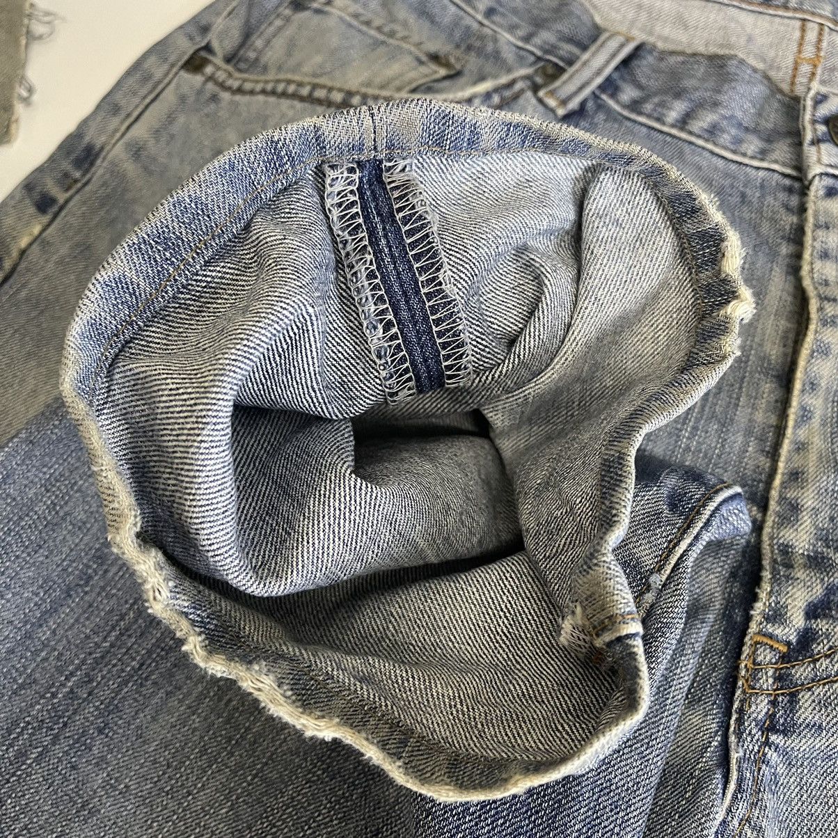 Edwin Vintage Edwin 503 Regular Distressed Faded Light Blue Jeans Size US 34 / EU 50 - 14 Thumbnail