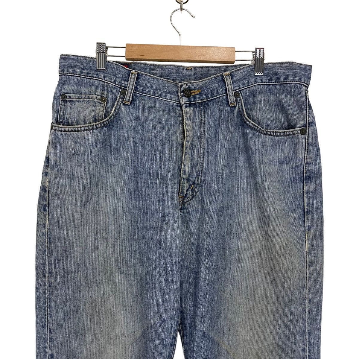 Edwin Vintage Edwin 503 Regular Distressed Faded Light Blue Jeans Size US 34 / EU 50 - 2 Thumbnail