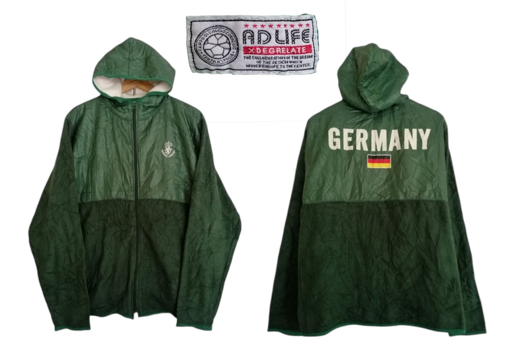Other Adlife Germany Hoodie Fleece Jacket Size US M / EU 48-50 / 2 - 1 Thumbnail