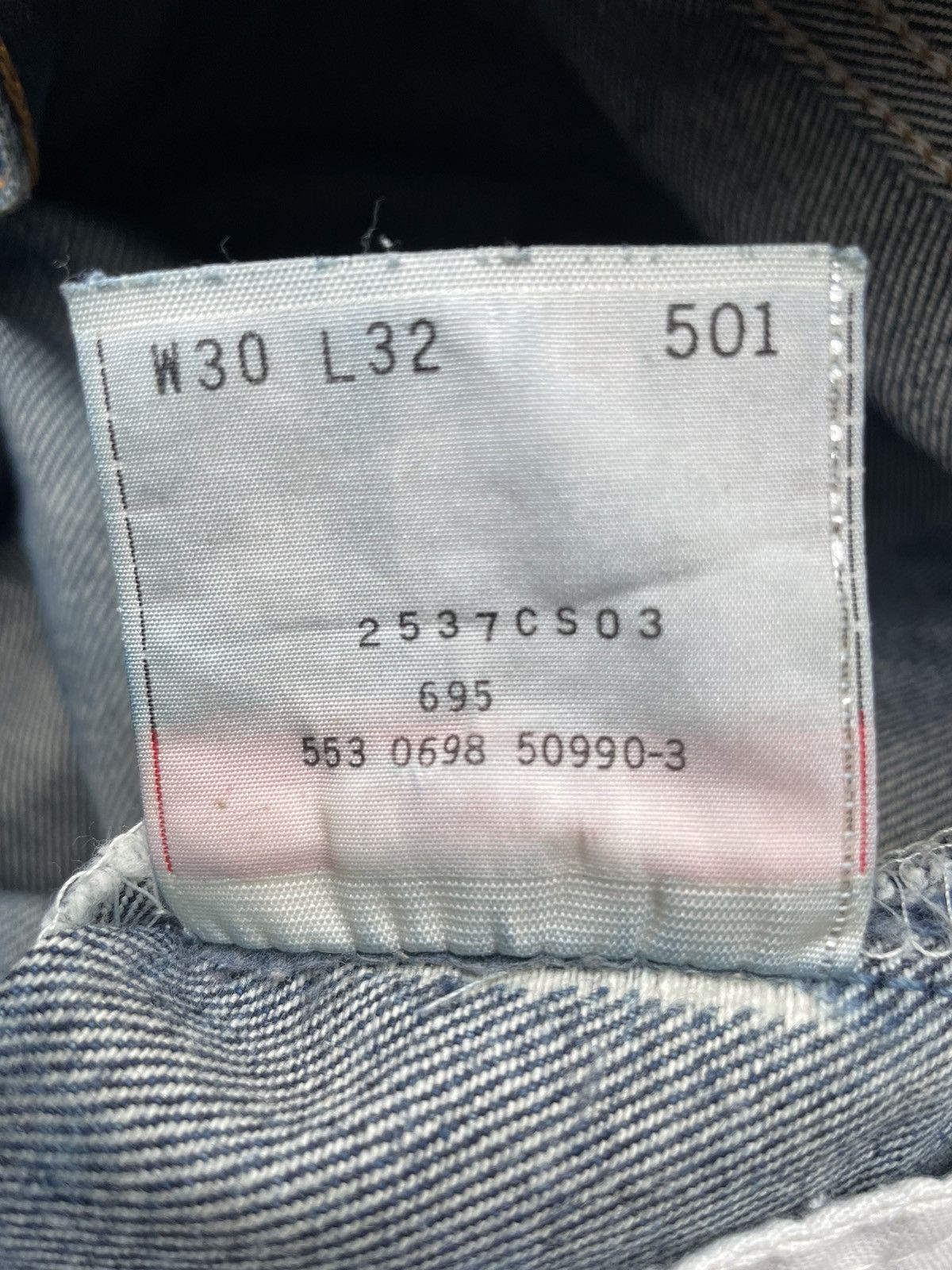 Levi's Levi’s 501 e Vintage 1998 Usa Aging Distressed Rework Denim Size US 30 / EU 46 - 20 Thumbnail