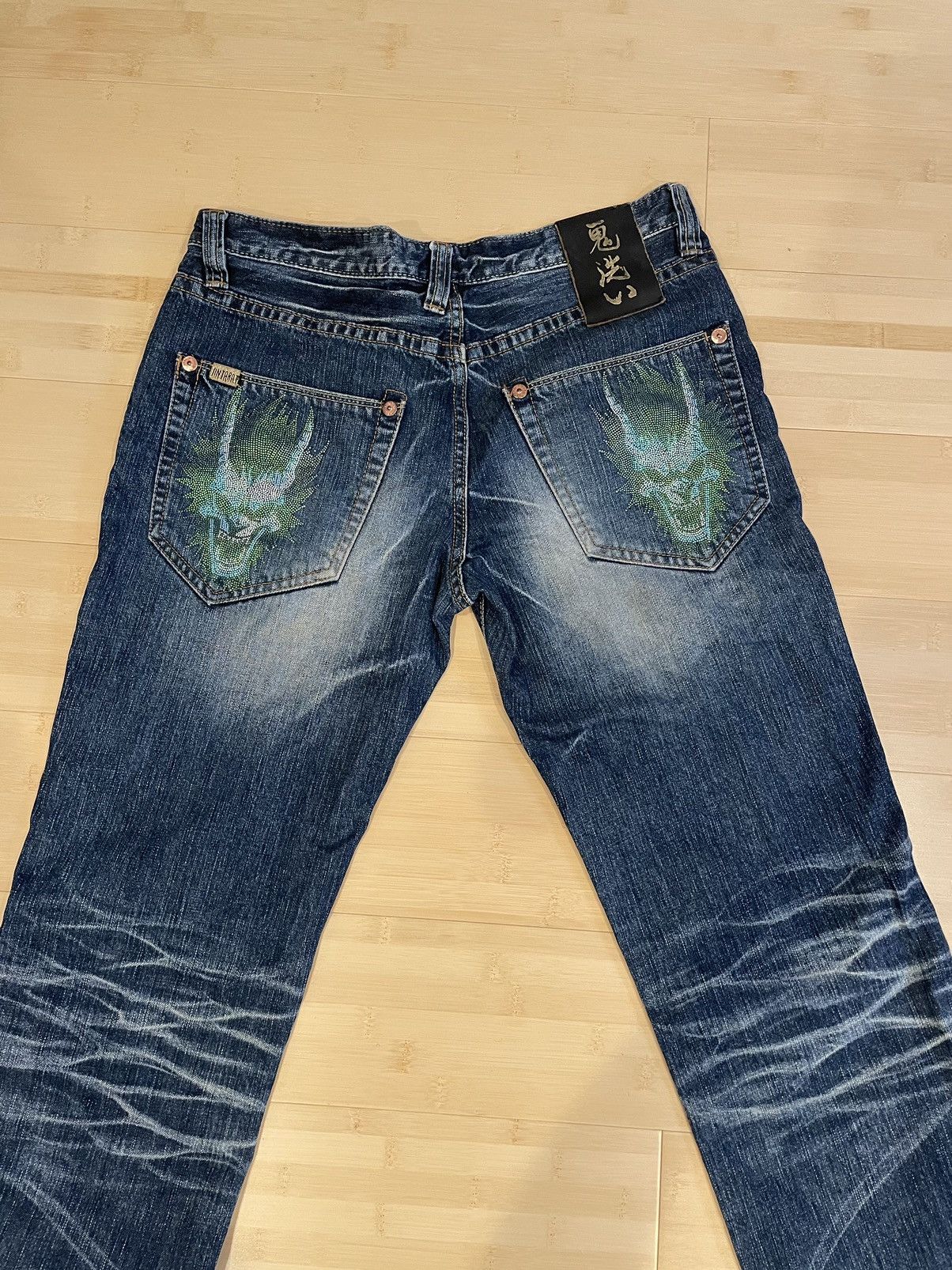Japanese Brand × Vintage rare ONIARAI Authentic Japanese Denim Size 32 Size US 32 / EU 48 - 2 Thumbnail