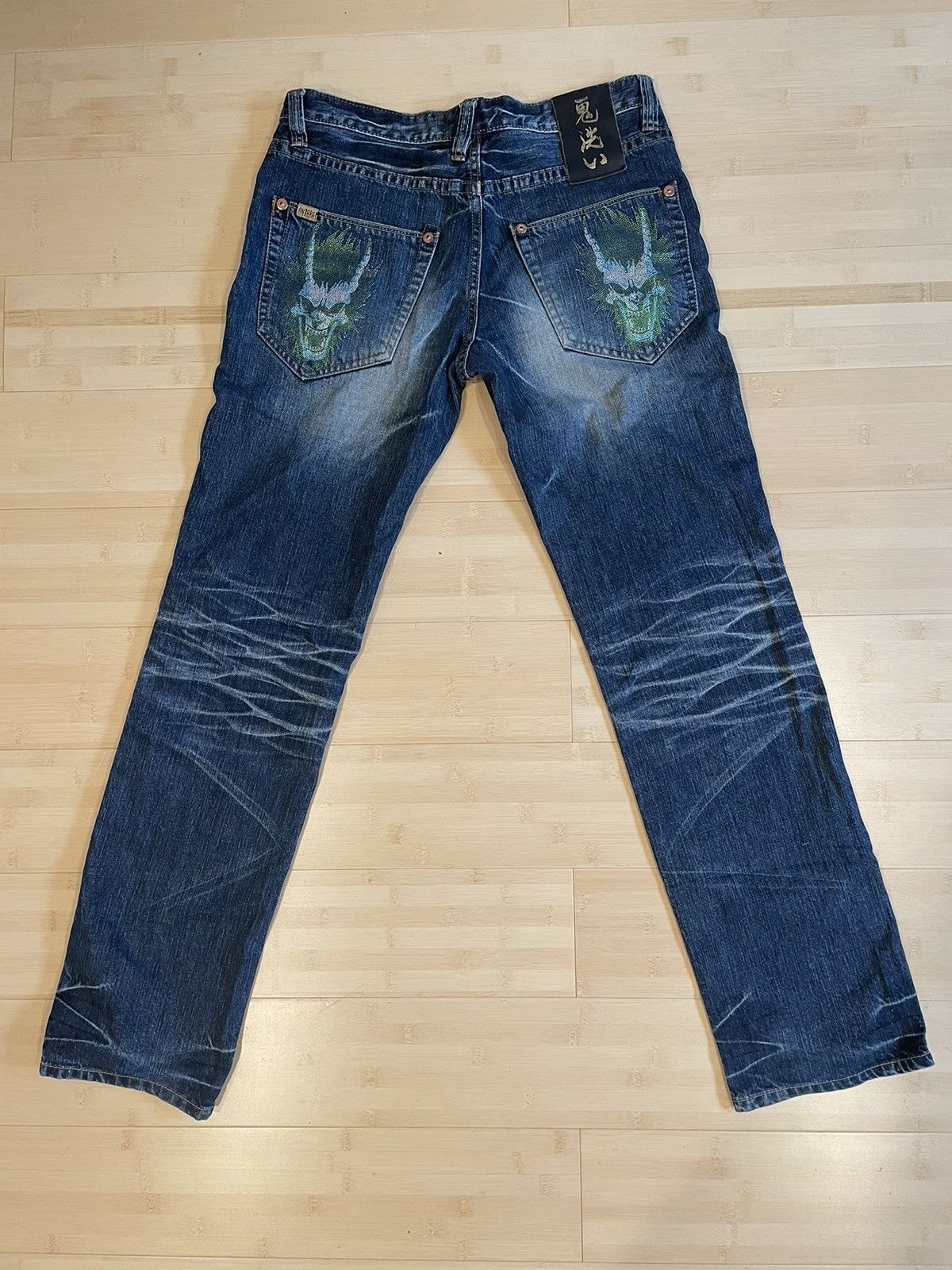 Japanese Brand × Vintage rare ONIARAI Authentic Japanese Denim Size 32 Size US 32 / EU 48 - 3 Thumbnail
