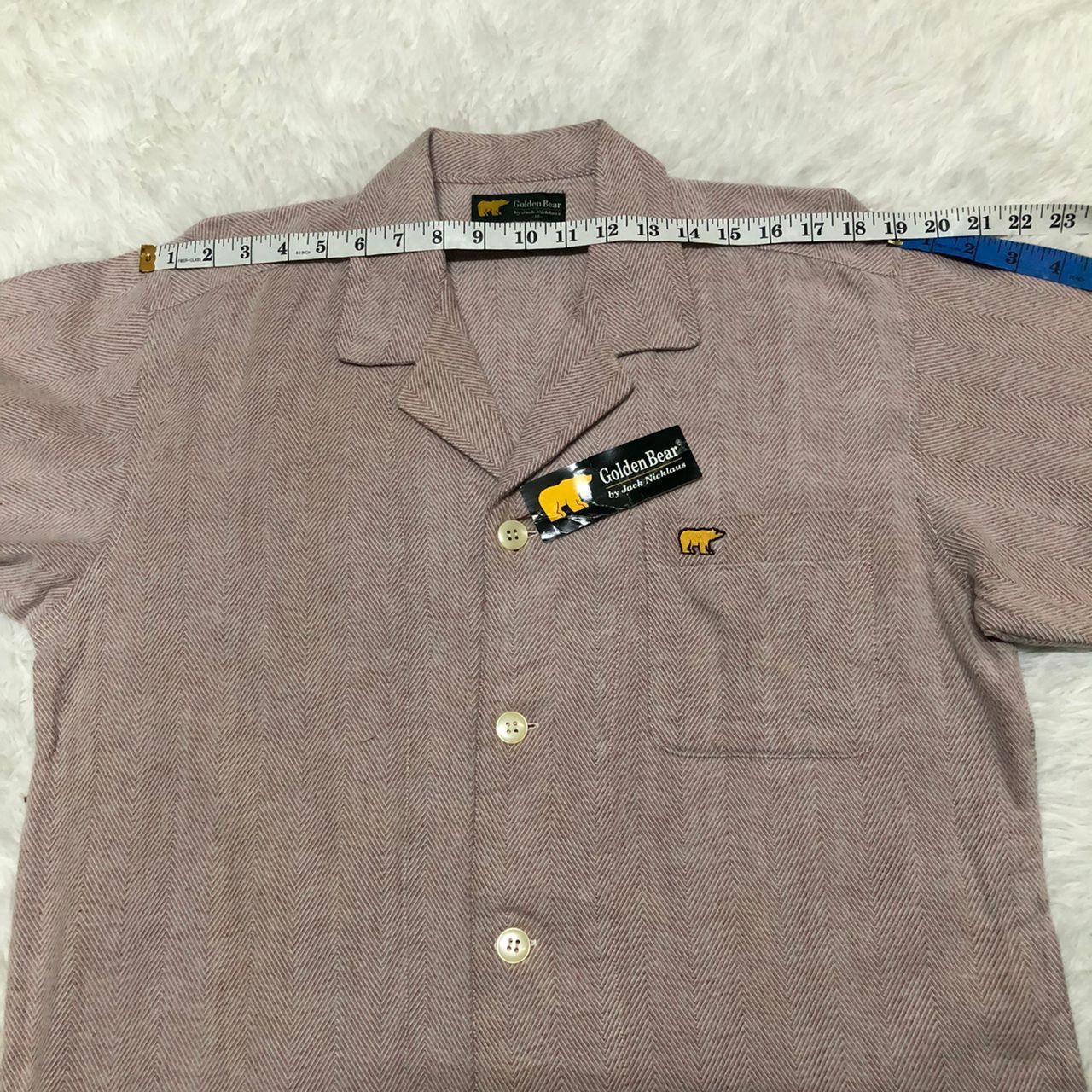 Japanese Brand Rare‼️ Golden Bear by Jack Nicklaus Shirt Button Up Cotton Size US M / EU 48-50 / 2 - 4 Thumbnail