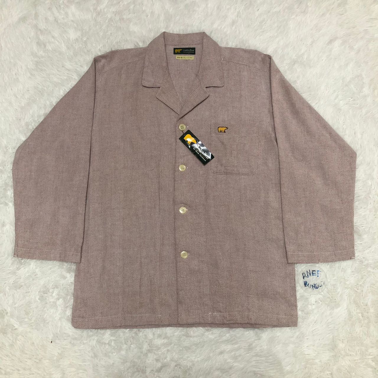 Japanese Brand Rare‼️ Golden Bear by Jack Nicklaus Shirt Button Up Cotton Size US M / EU 48-50 / 2 - 1 Thumbnail