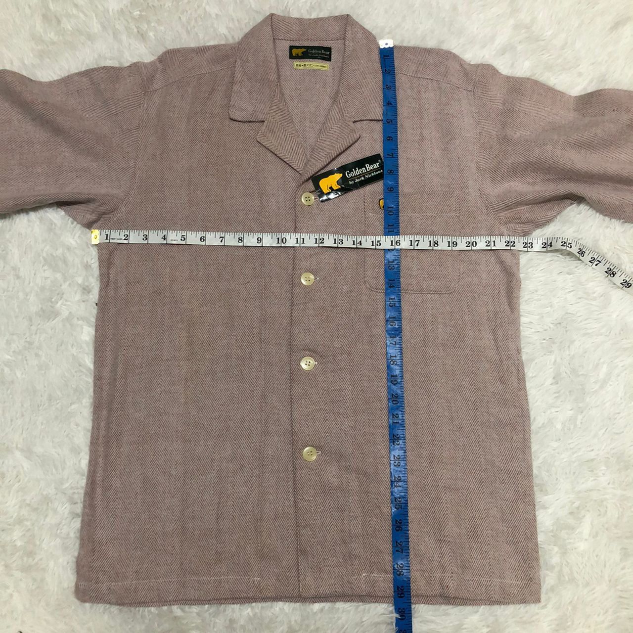 Japanese Brand Rare‼️ Golden Bear by Jack Nicklaus Shirt Button Up Cotton Size US M / EU 48-50 / 2 - 3 Thumbnail