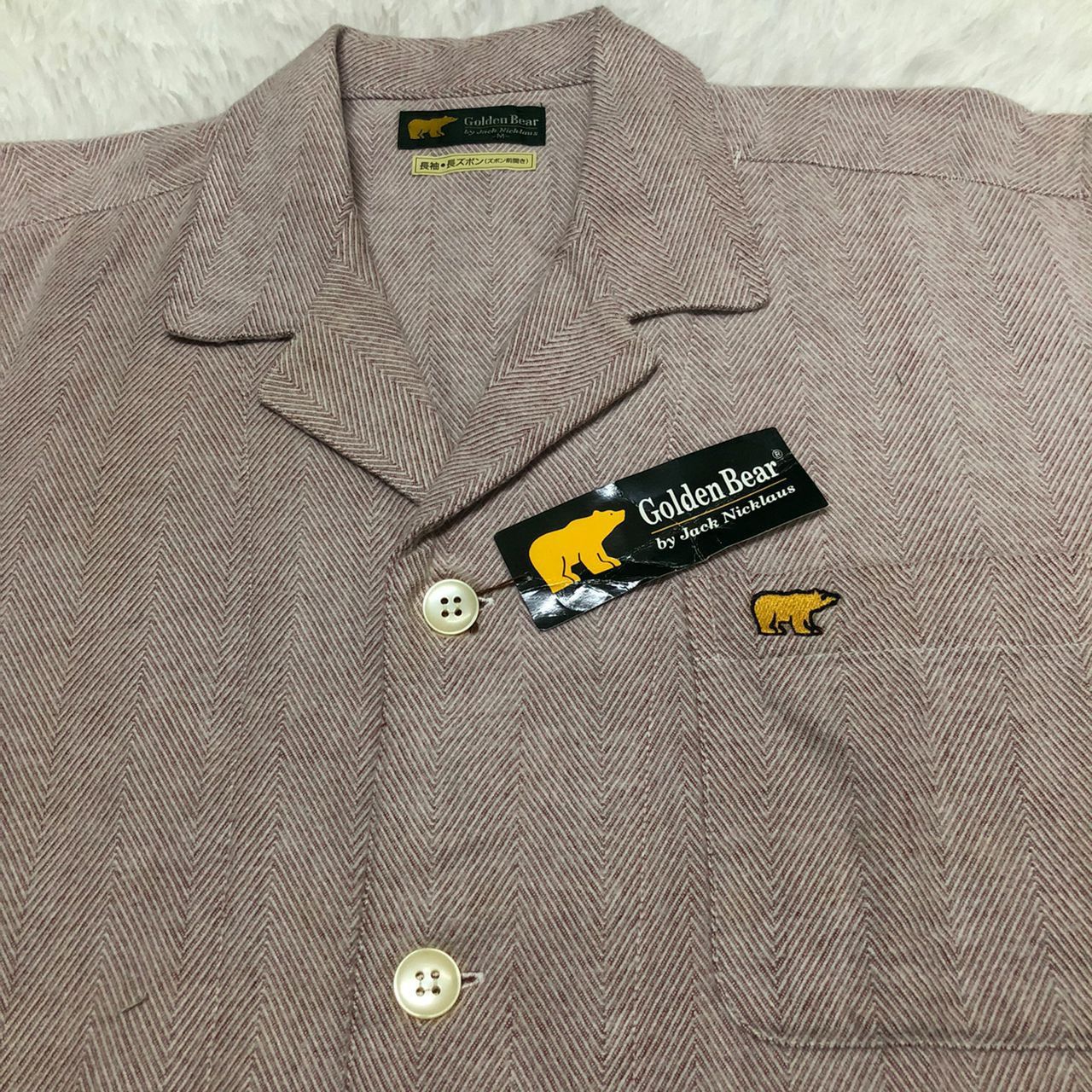 Japanese Brand Rare‼️ Golden Bear by Jack Nicklaus Shirt Button Up Cotton Size US M / EU 48-50 / 2 - 7 Thumbnail