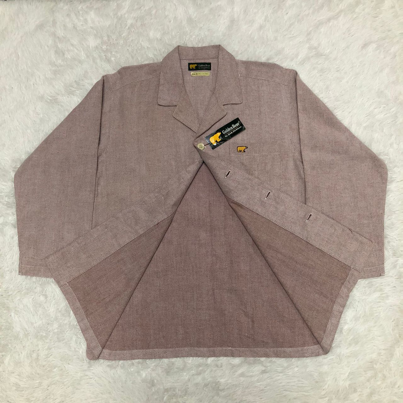 Japanese Brand Rare‼️ Golden Bear by Jack Nicklaus Shirt Button Up Cotton Size US M / EU 48-50 / 2 - 6 Thumbnail