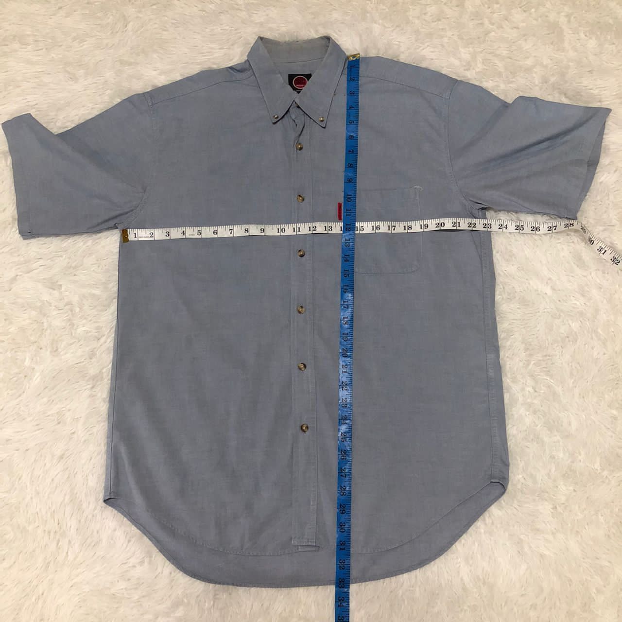 Japanese Brand Vintage Lucky Strike Pocket Button Down Shirt Size US L / EU 52-54 / 3 - 3 Thumbnail