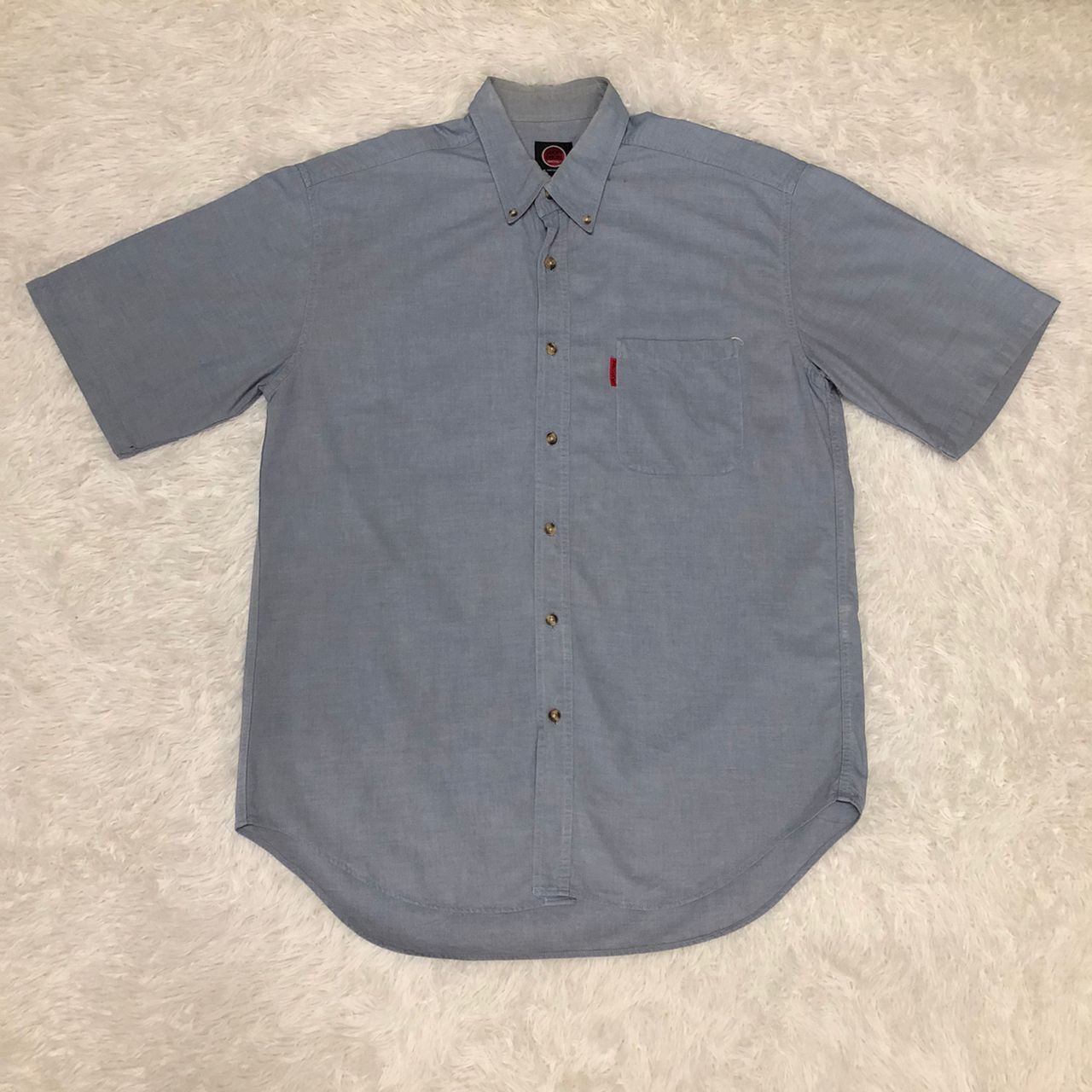 Japanese Brand Vintage Lucky Strike Pocket Button Down Shirt Size US L / EU 52-54 / 3 - 12 Thumbnail