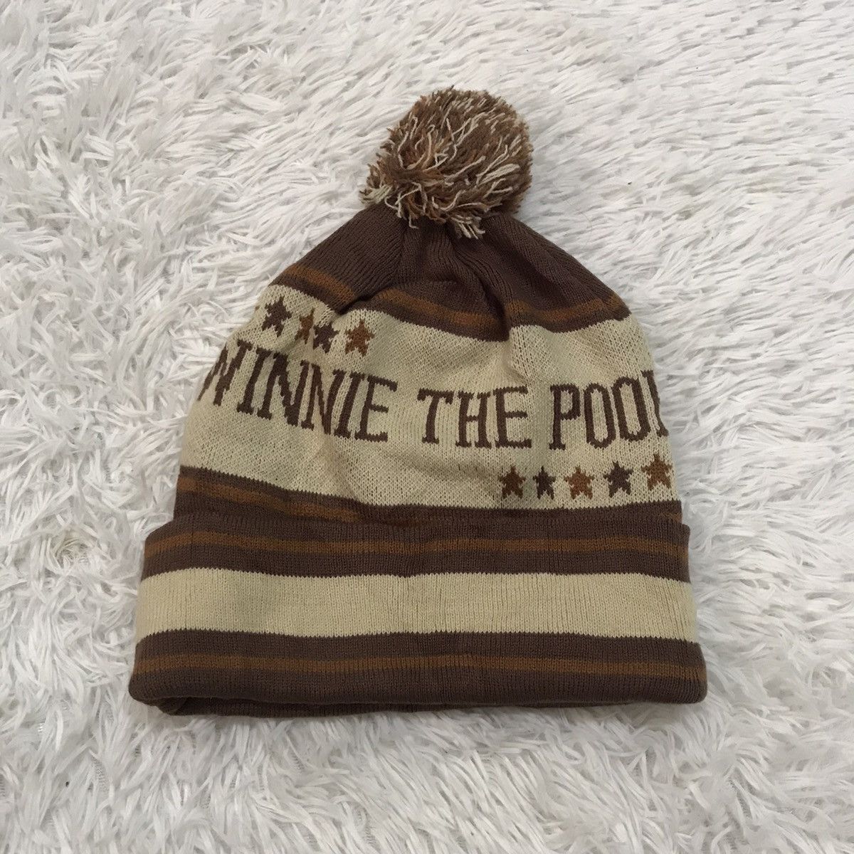 Japanese Brand Winnie The Pooh Beanie / Snow Hat / Snow Cap Size ONE SIZE - 3 Thumbnail